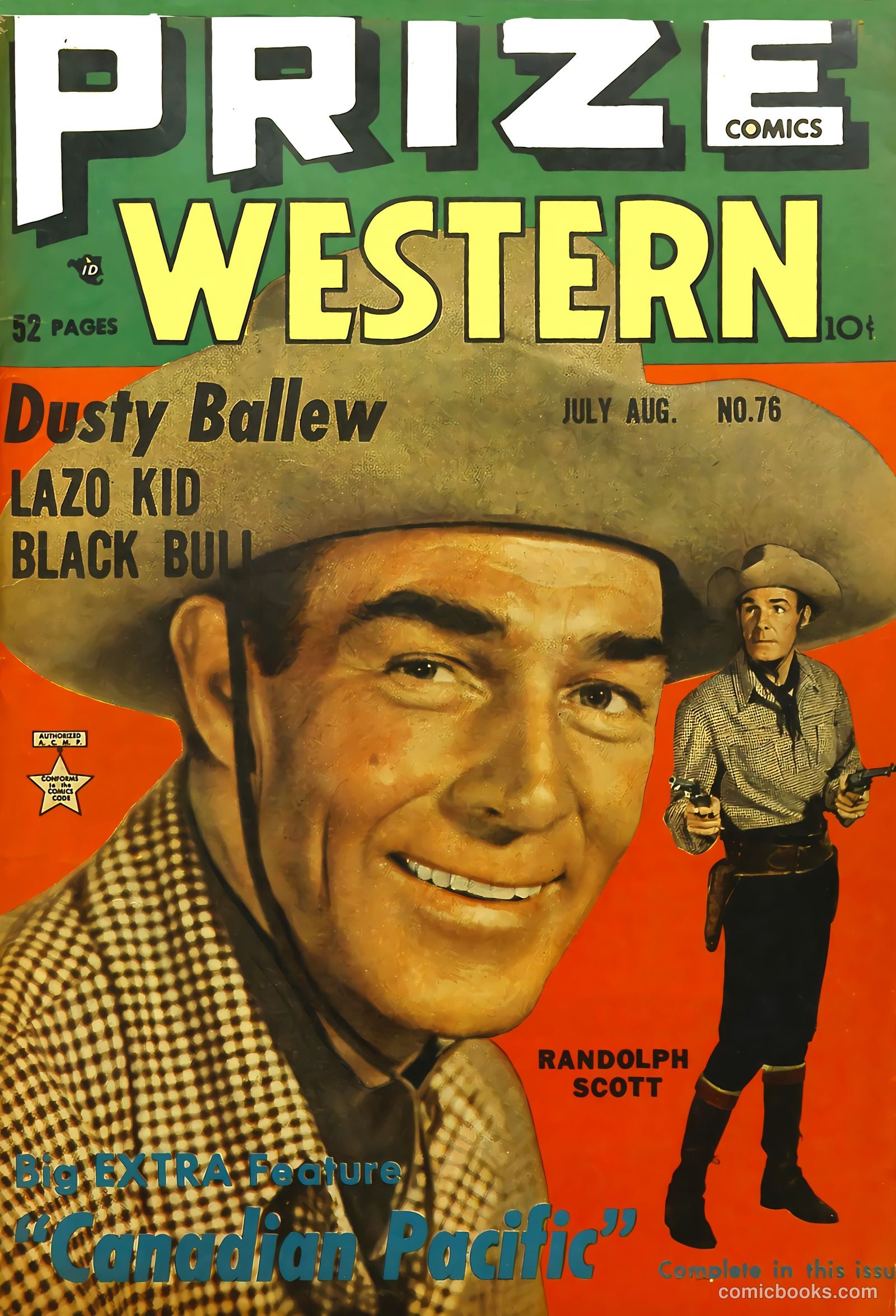 Prize Comics Western #76 — page 1 of 52