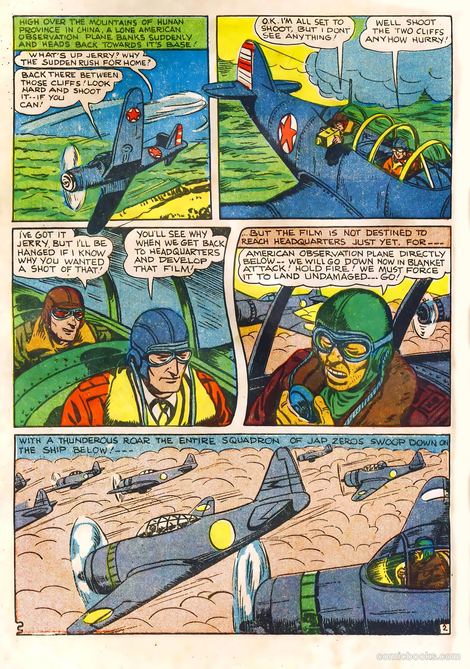 Captain Aero Comics #12 — page 3 of 57