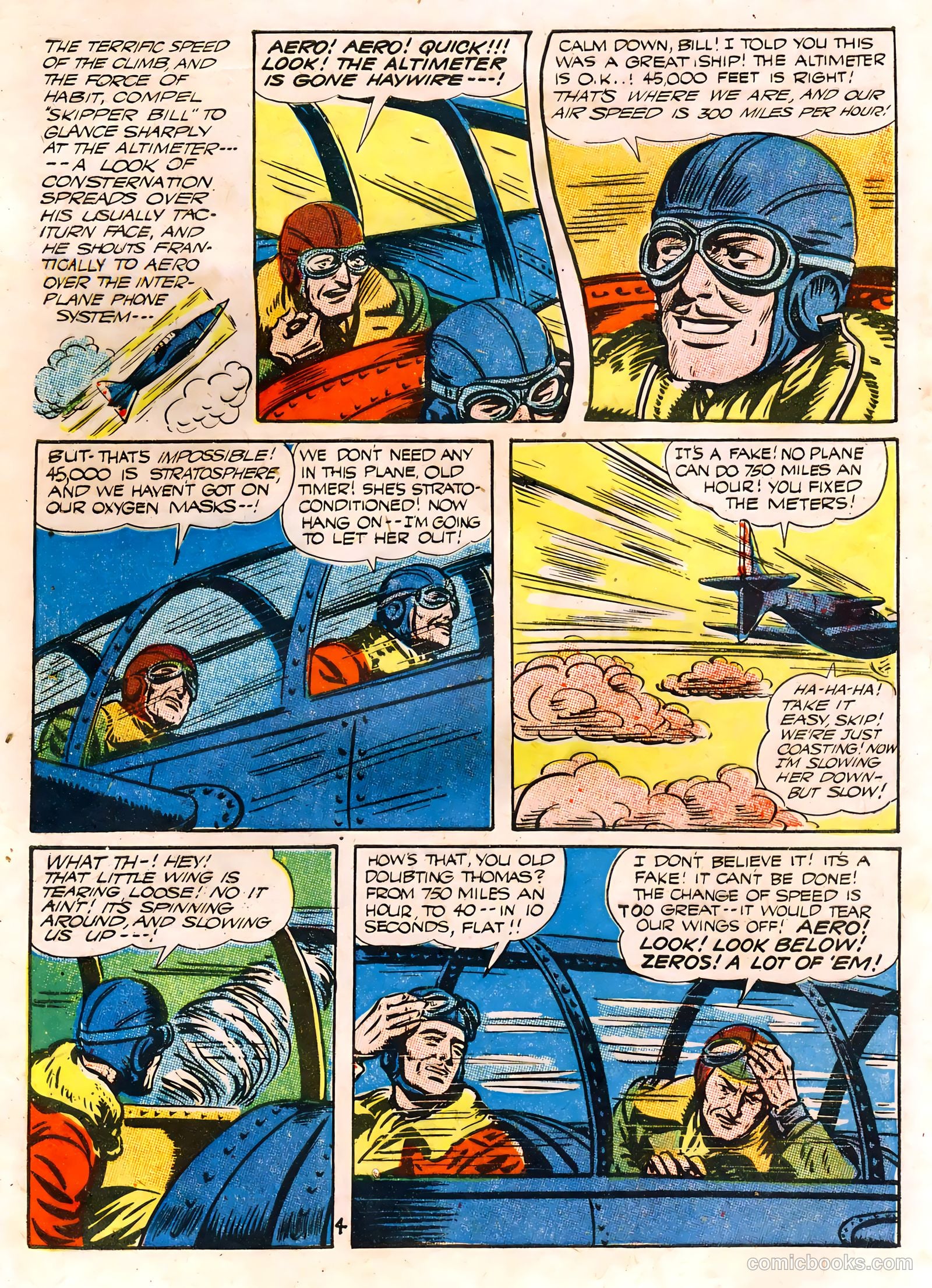 Captain Aero Comics #12 — page 5 of 57