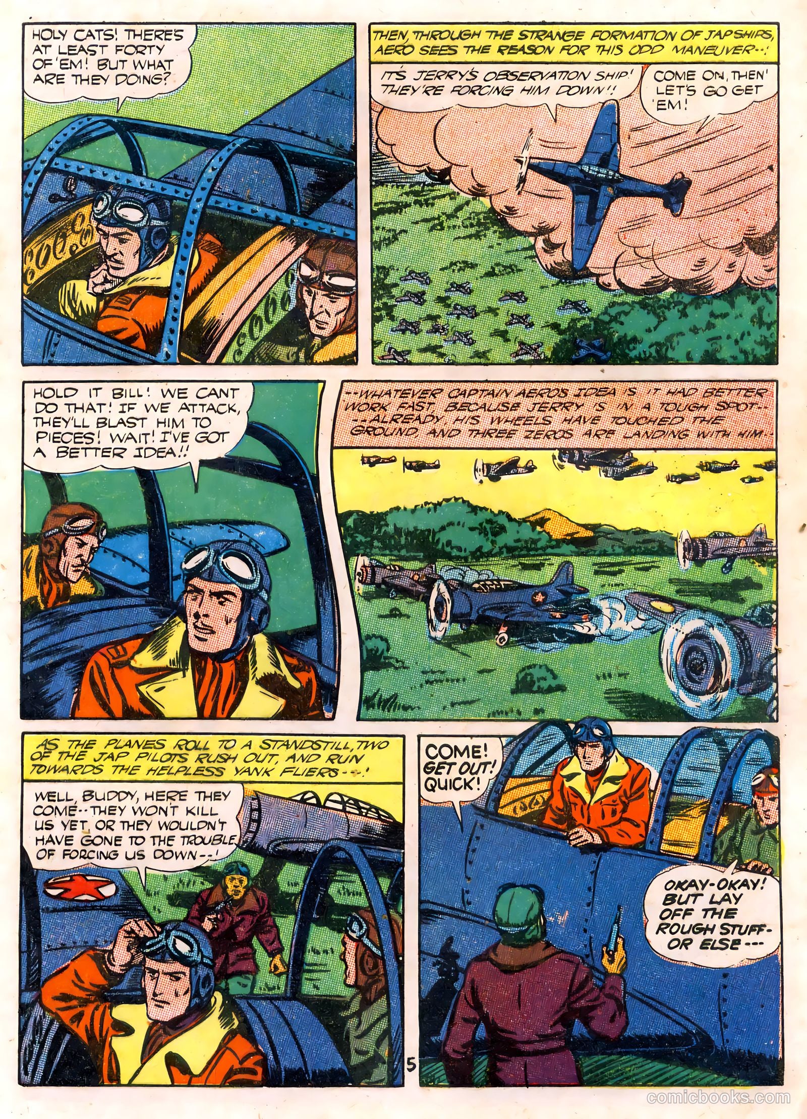 Captain Aero Comics #12 — page 6 of 57