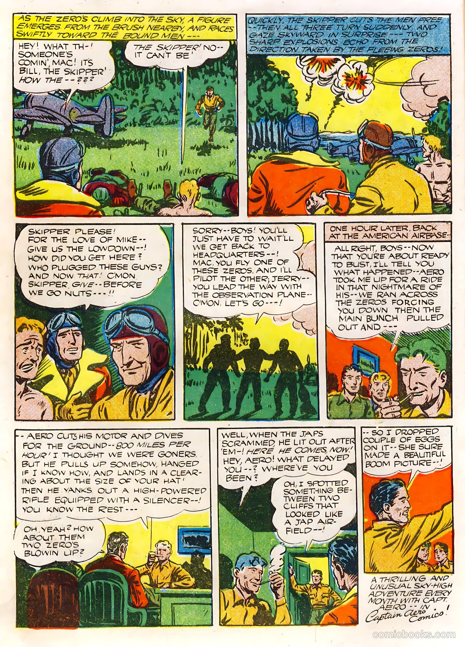 Captain Aero Comics #12 — page 11 of 57