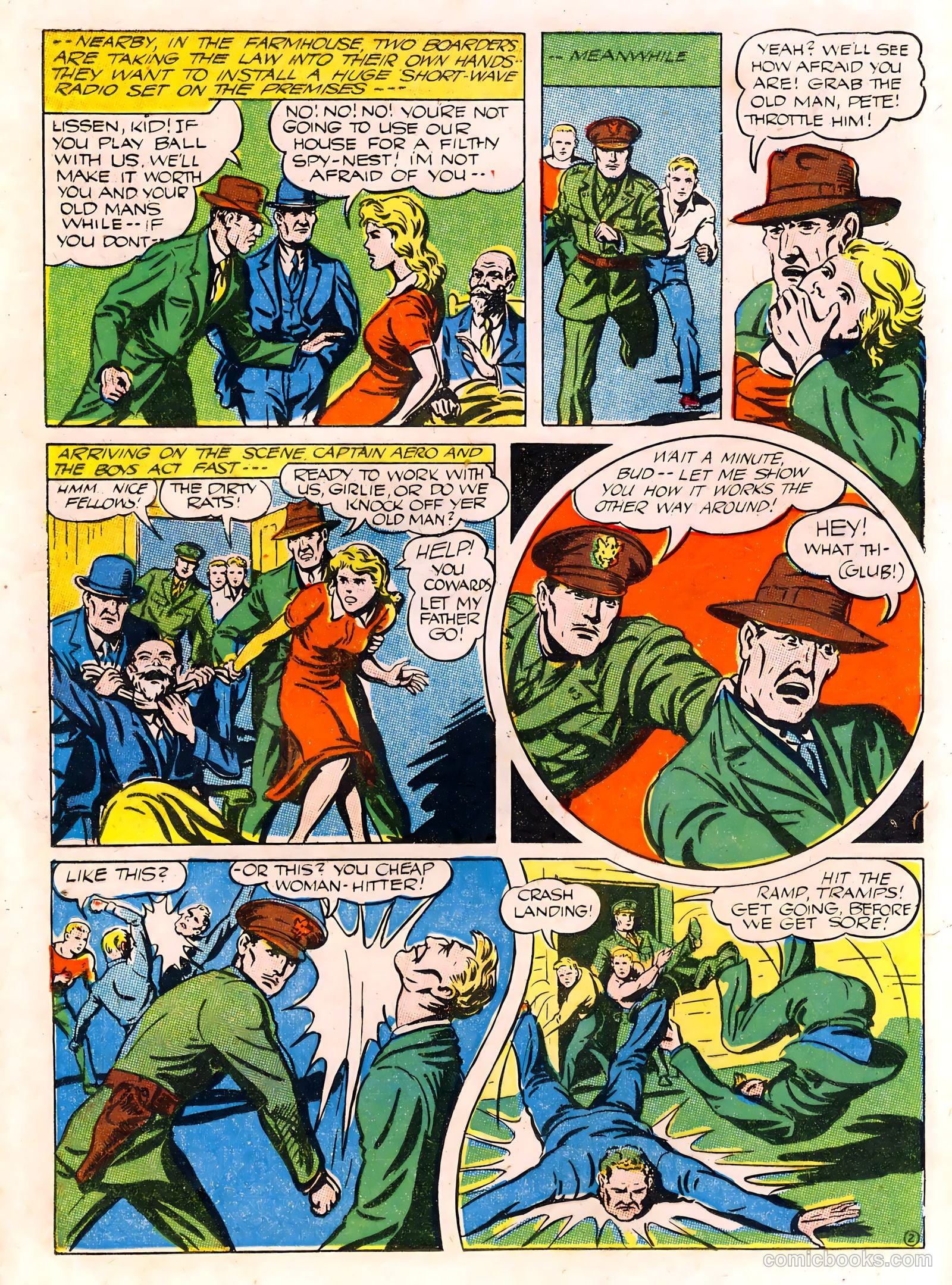 Captain Aero Comics #12 — page 27 of 57
