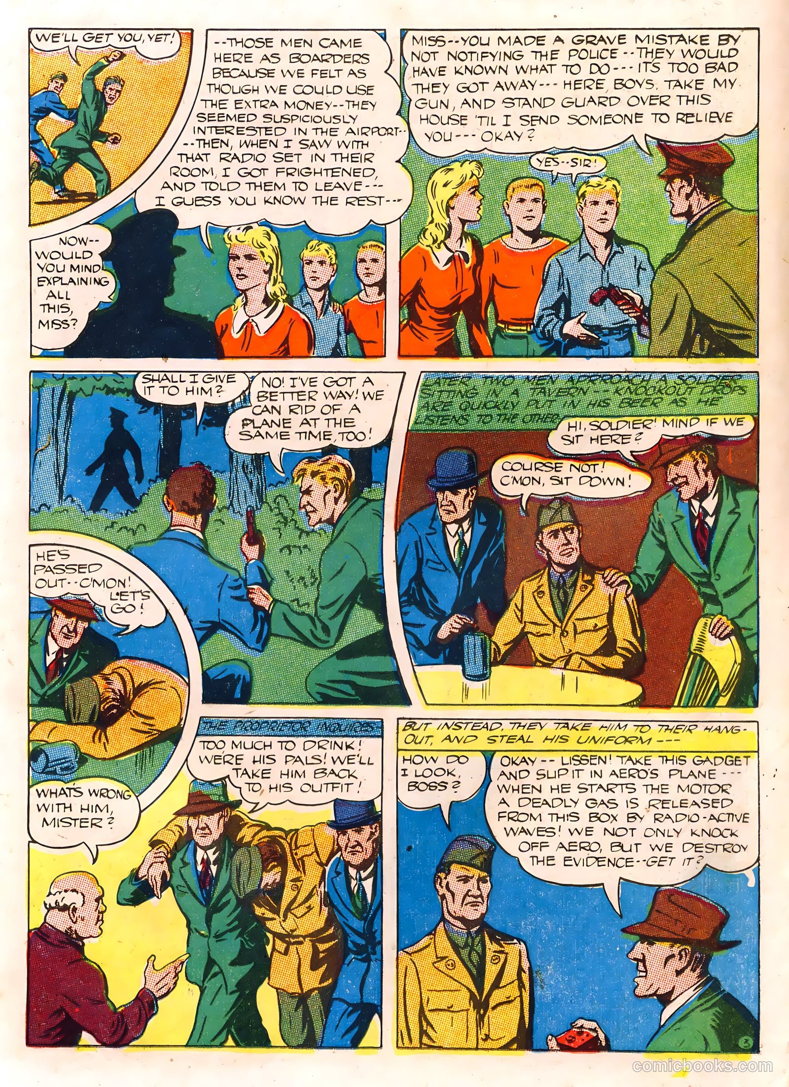 Captain Aero Comics #12 — page 28 of 57