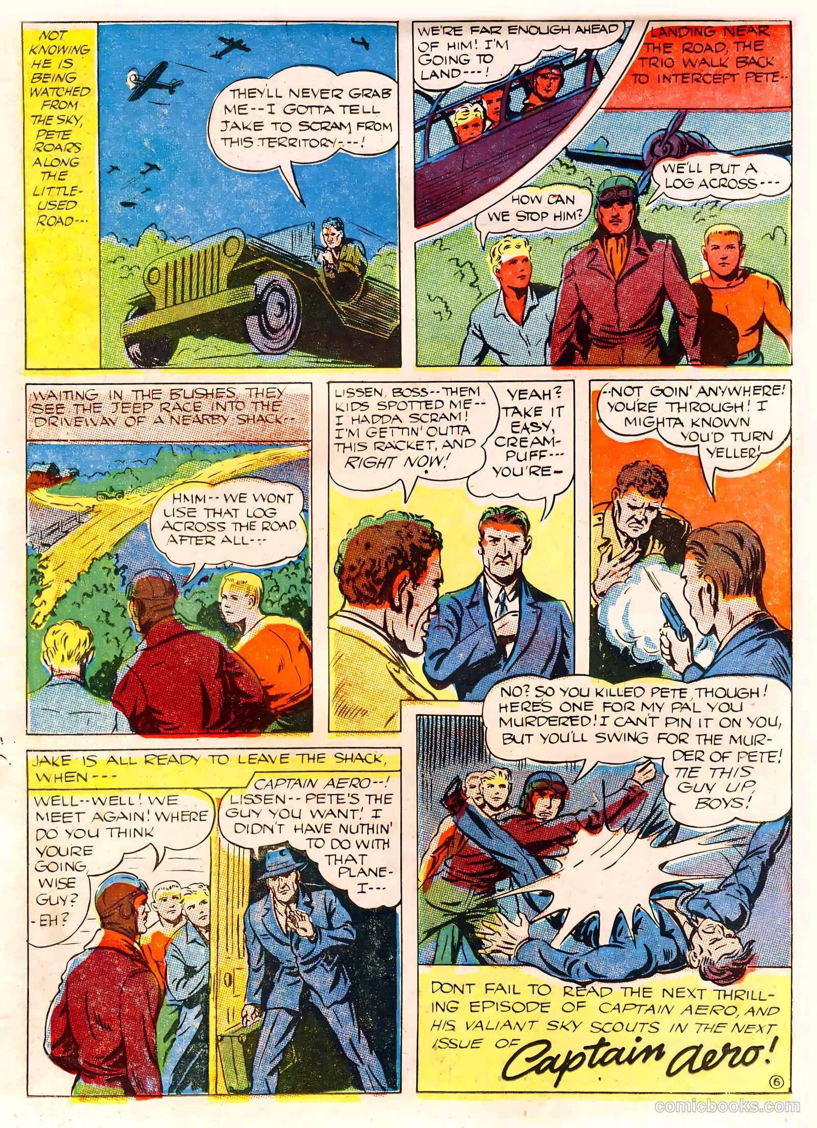 Captain Aero Comics #12 — page 31 of 57