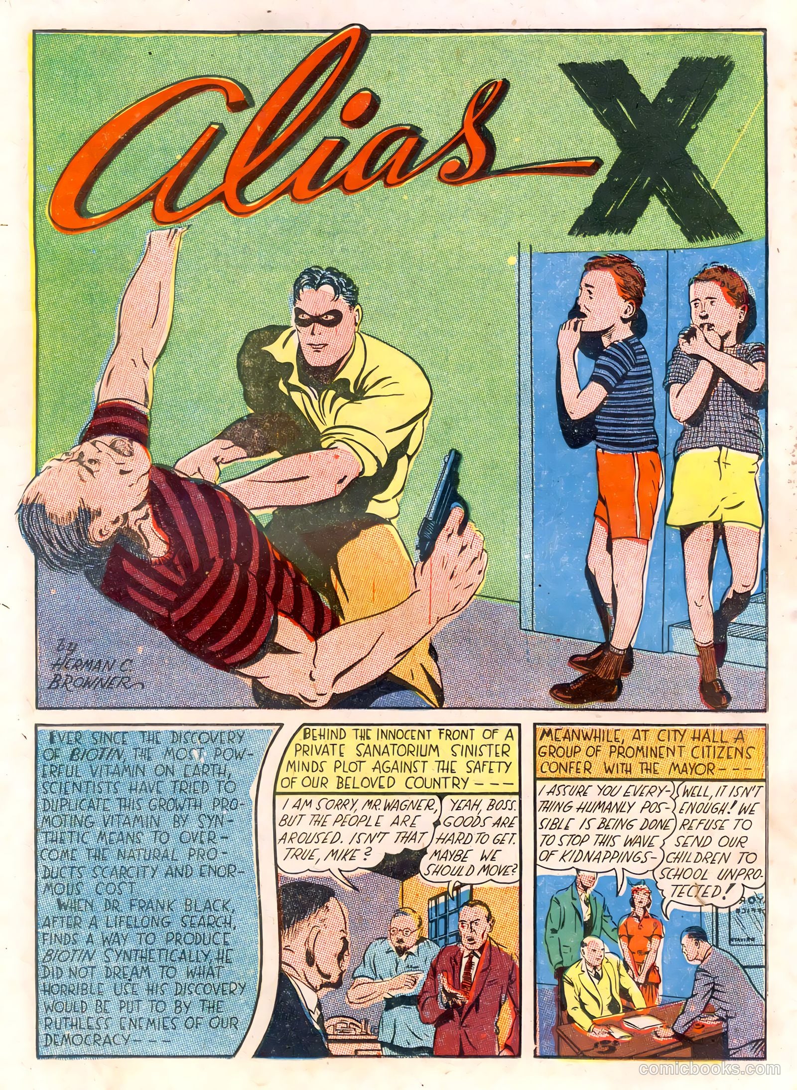 Captain Aero Comics #12 — page 33 of 57