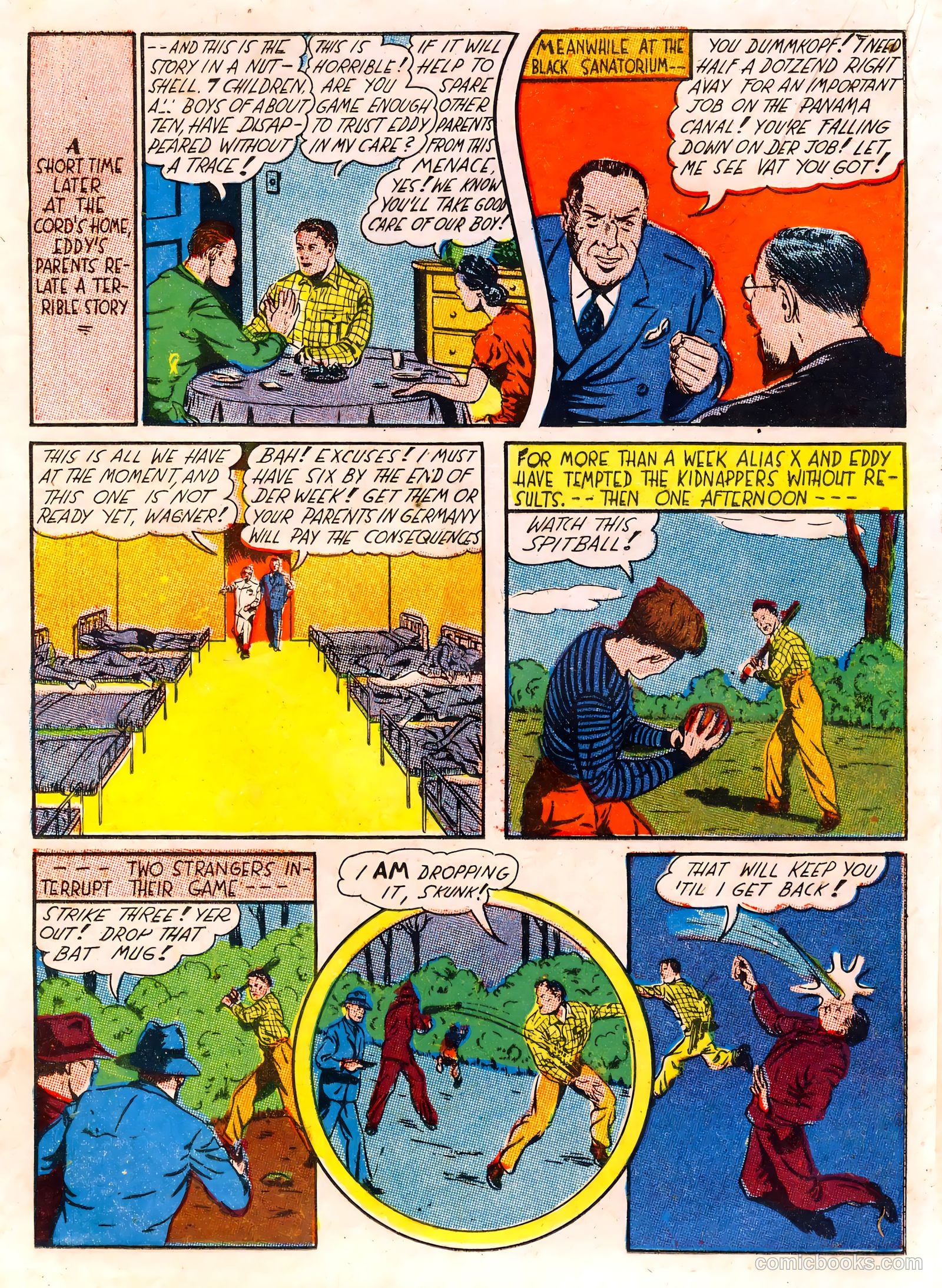 Captain Aero Comics #12 — page 35 of 57