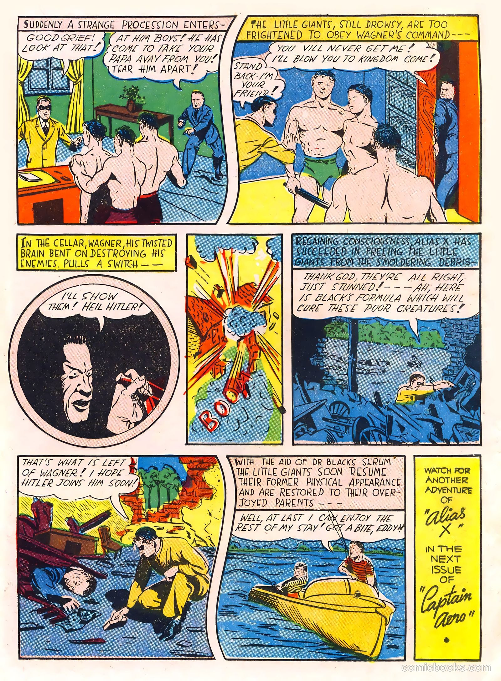 Captain Aero Comics #12 — page 38 of 57