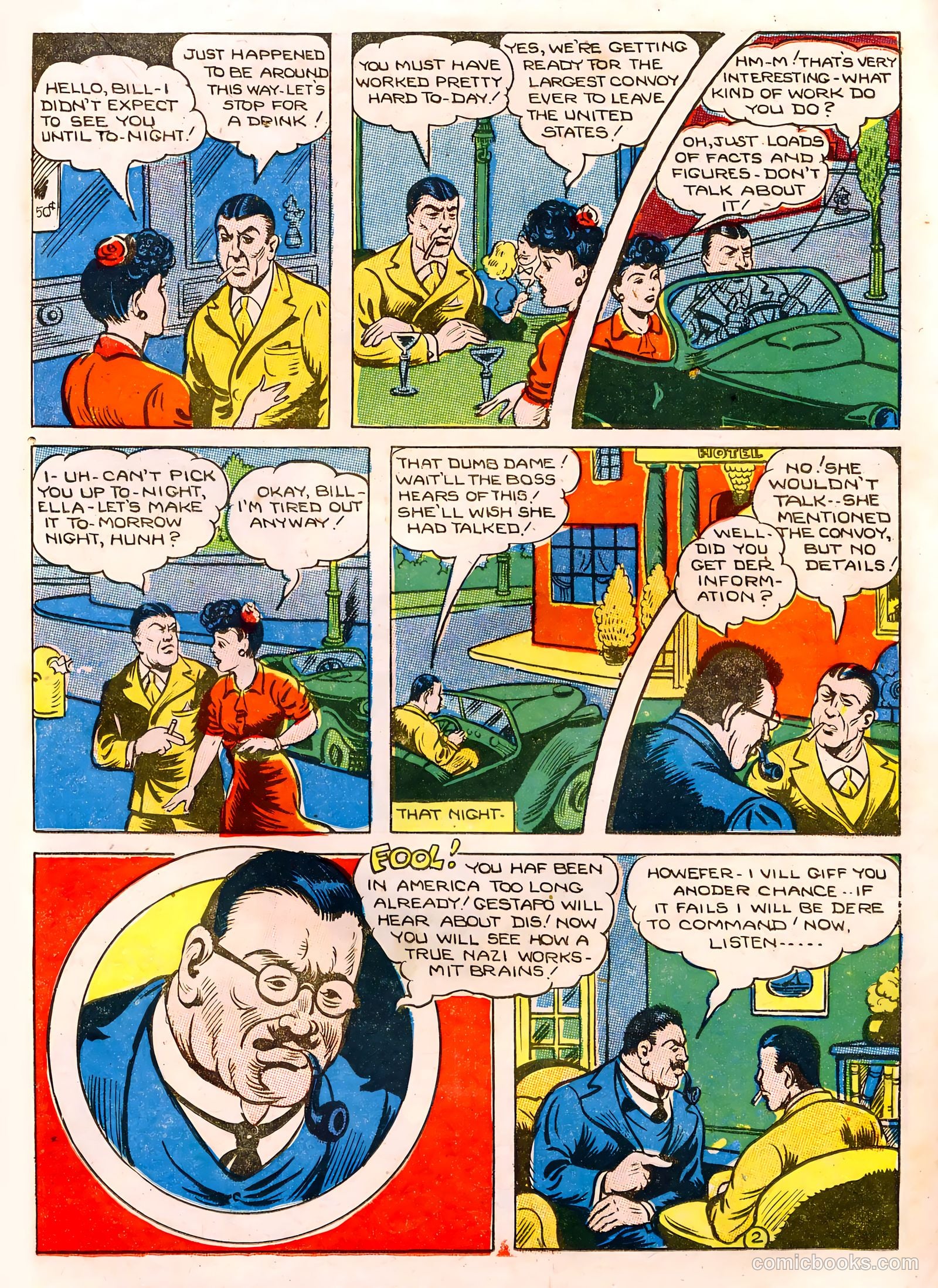 Captain Aero Comics #12 — page 40 of 57