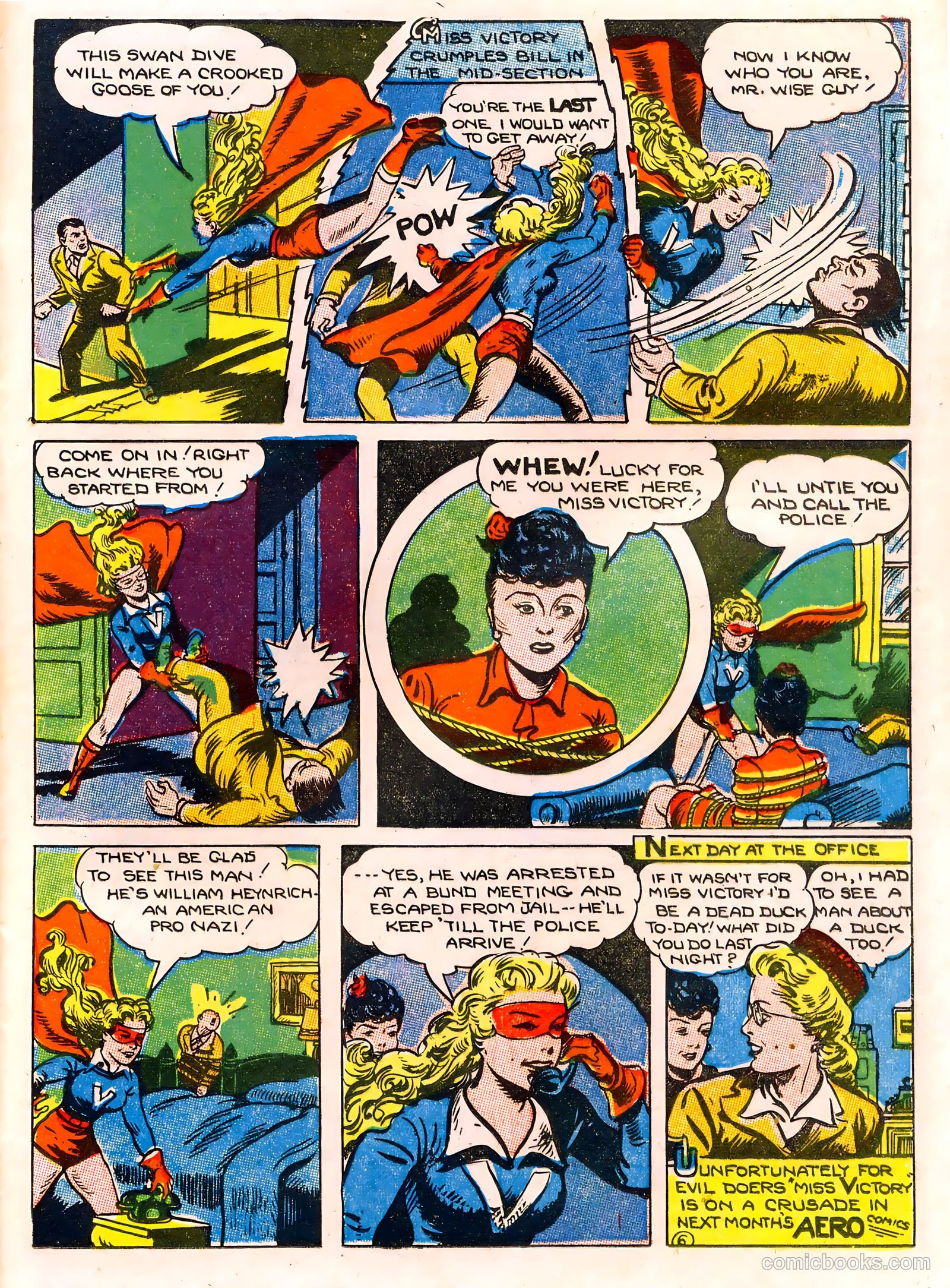 Captain Aero Comics #12 — page 44 of 57