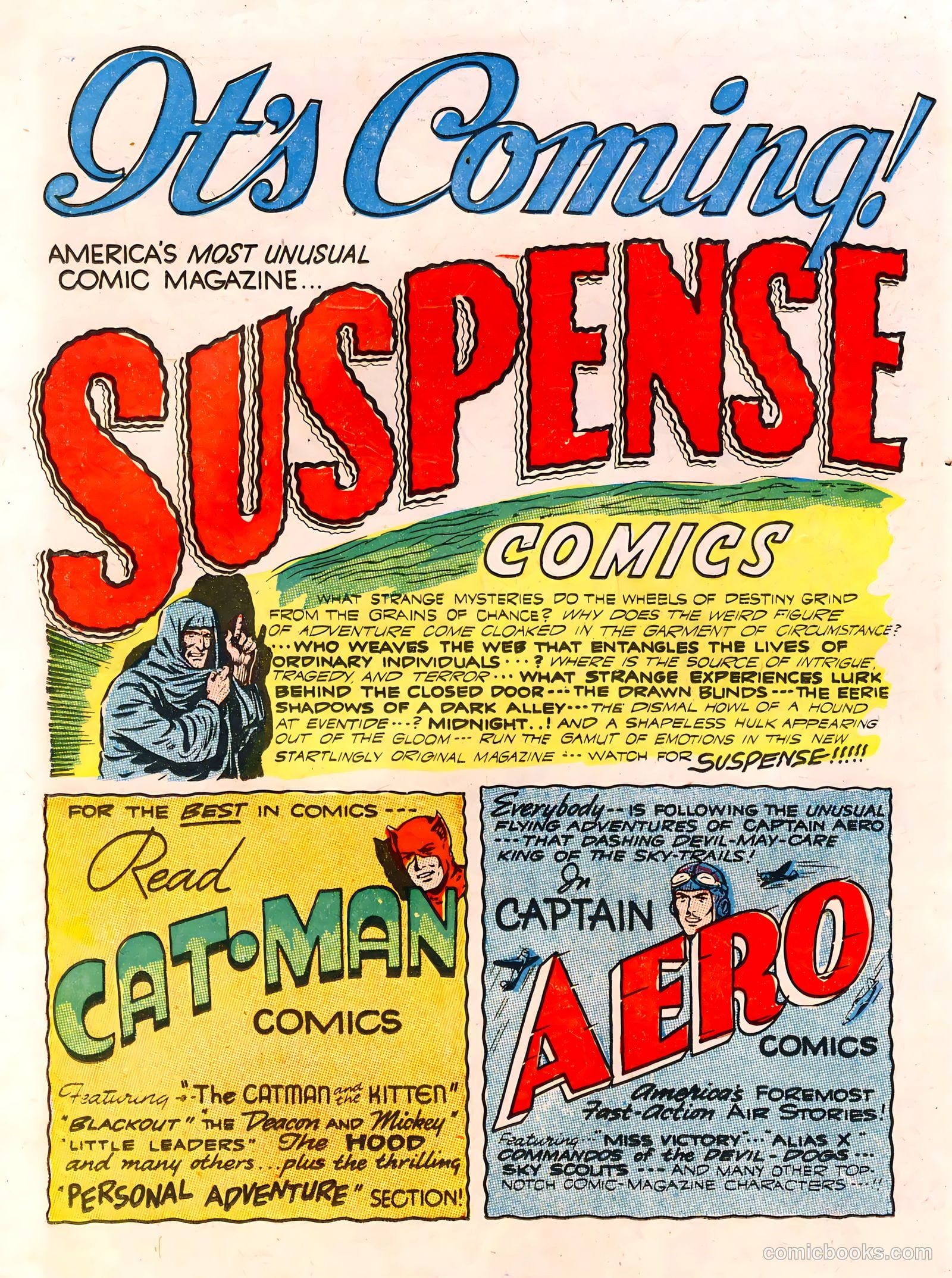 Captain Aero Comics #12 — page 45 of 57