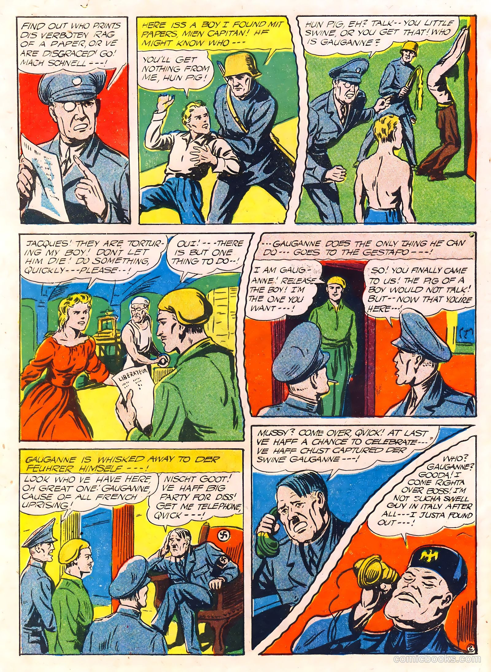 Captain Aero Comics #12 — page 53 of 57