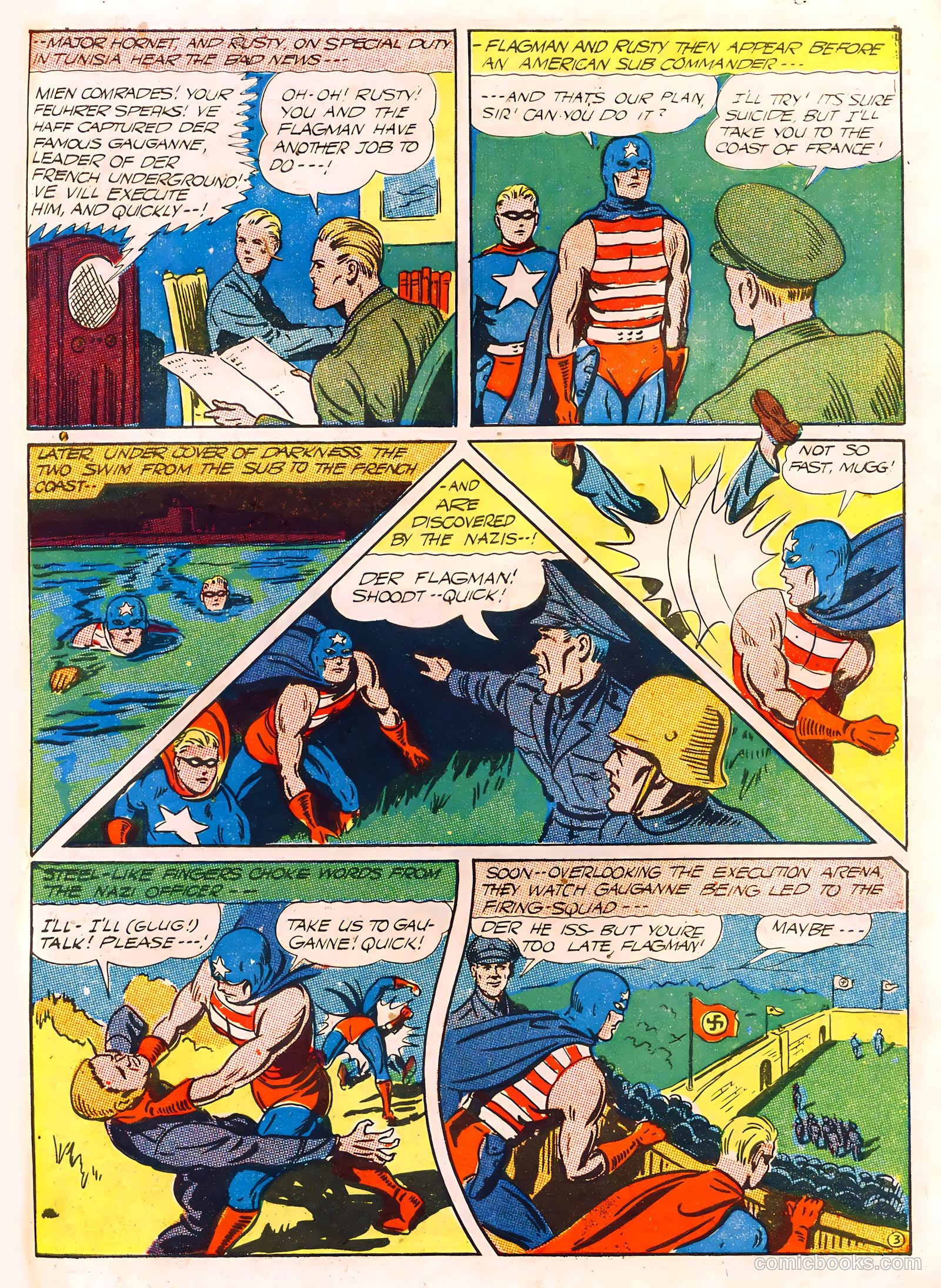 Captain Aero Comics #12 — page 54 of 57