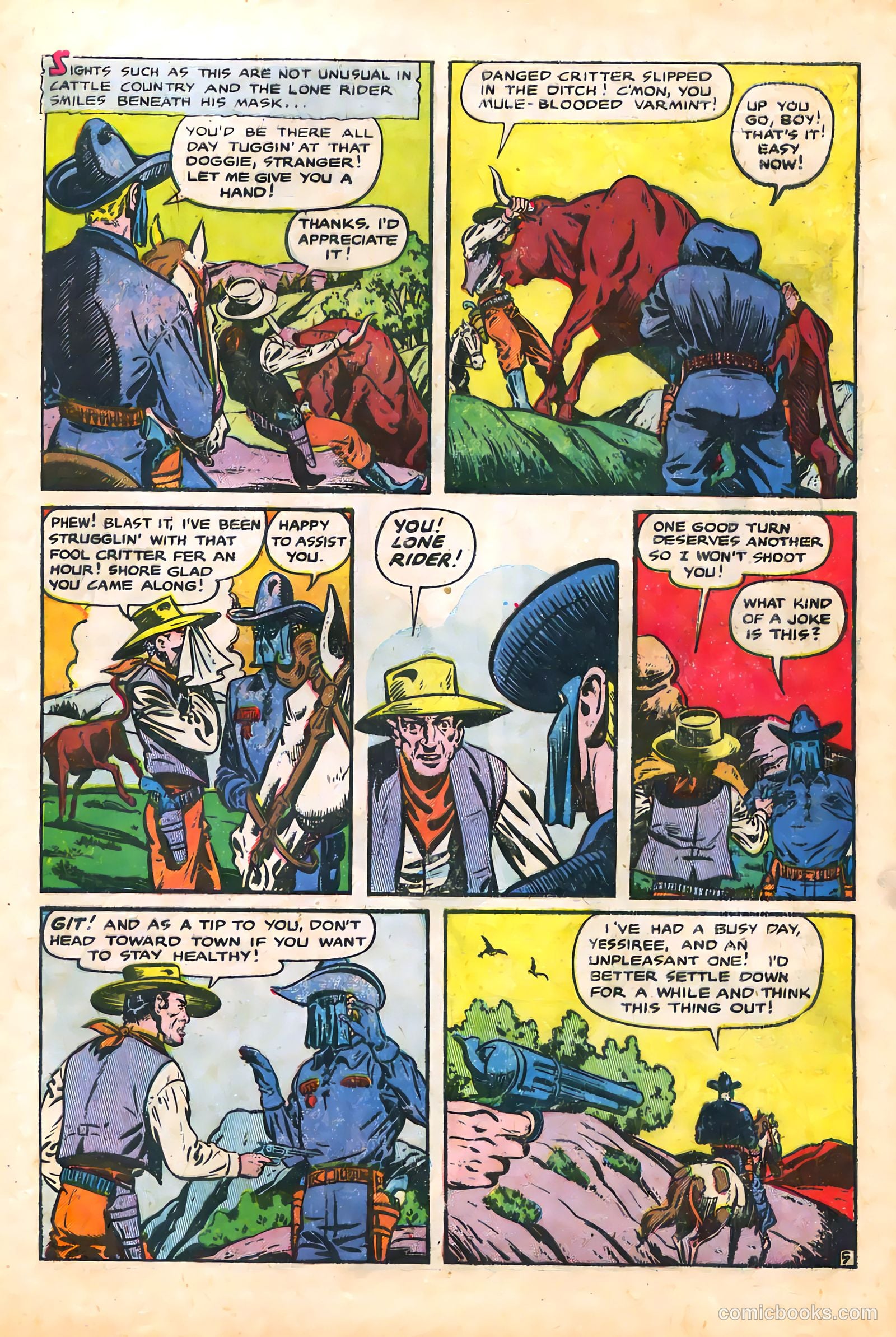 The Lone Rider #21 — page 9 of 36