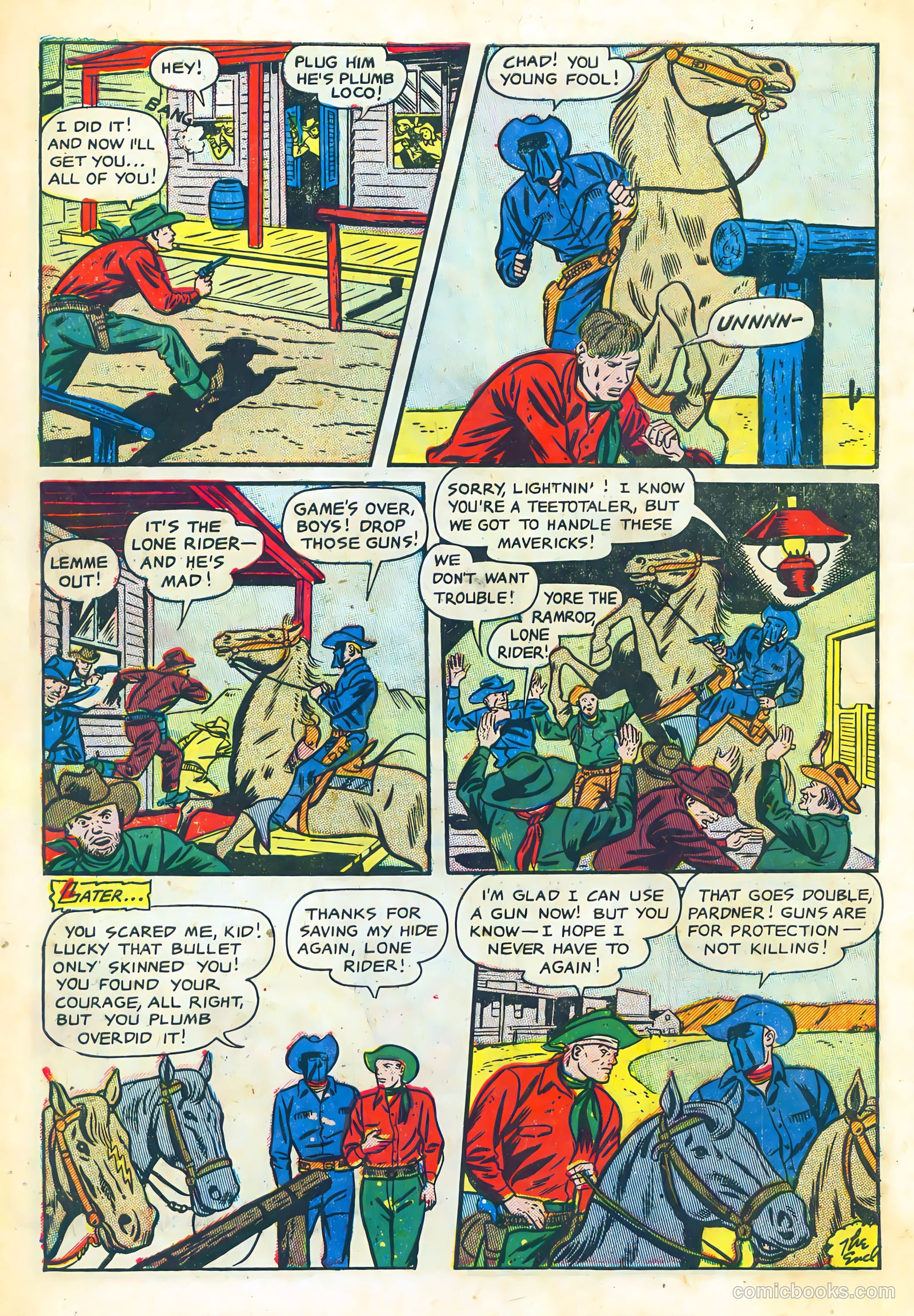The Lone Rider #10 — page 10 of 36