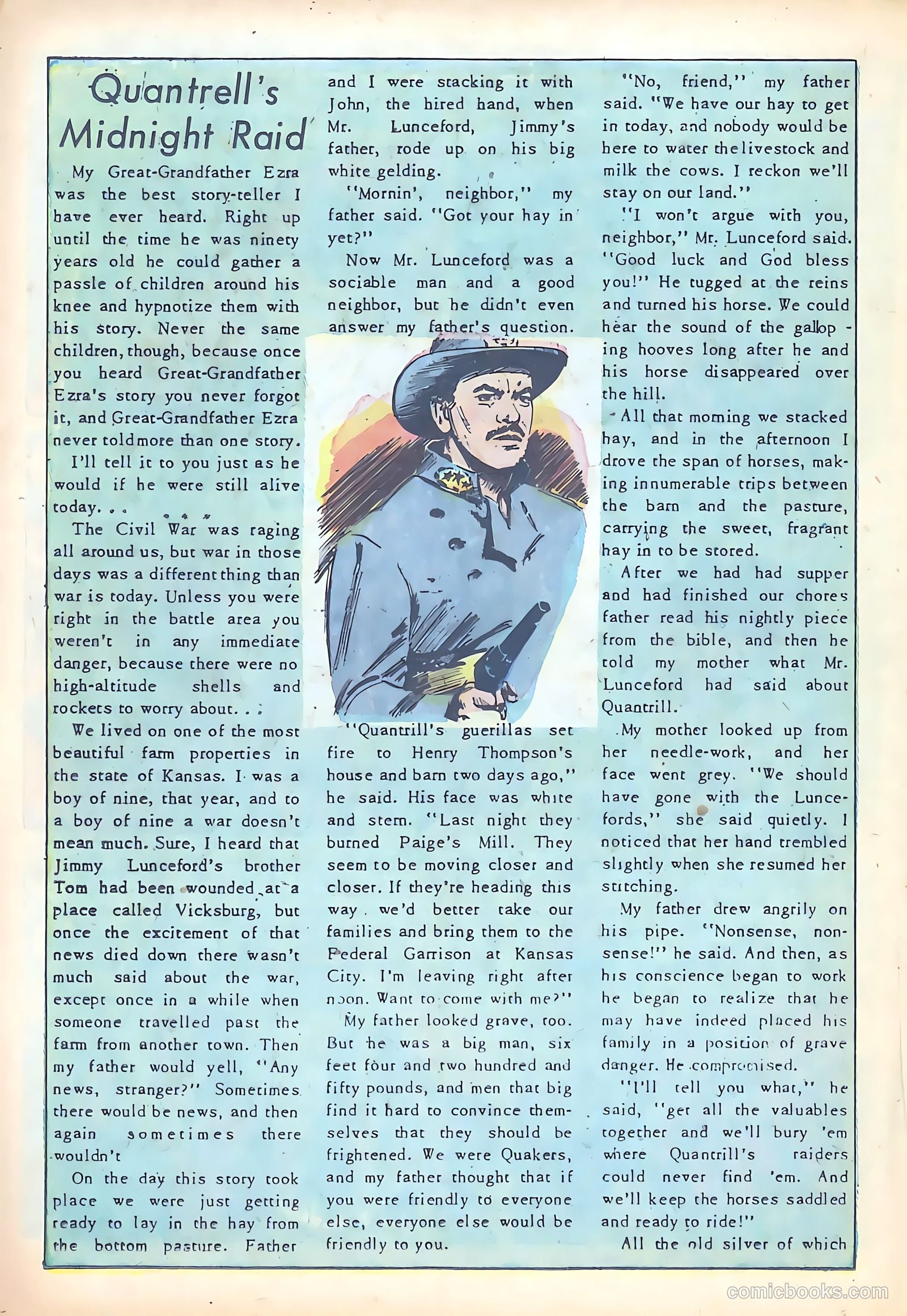 Red Mountain Featuring Quantrell's Raiders #1 — page 18 of 36
