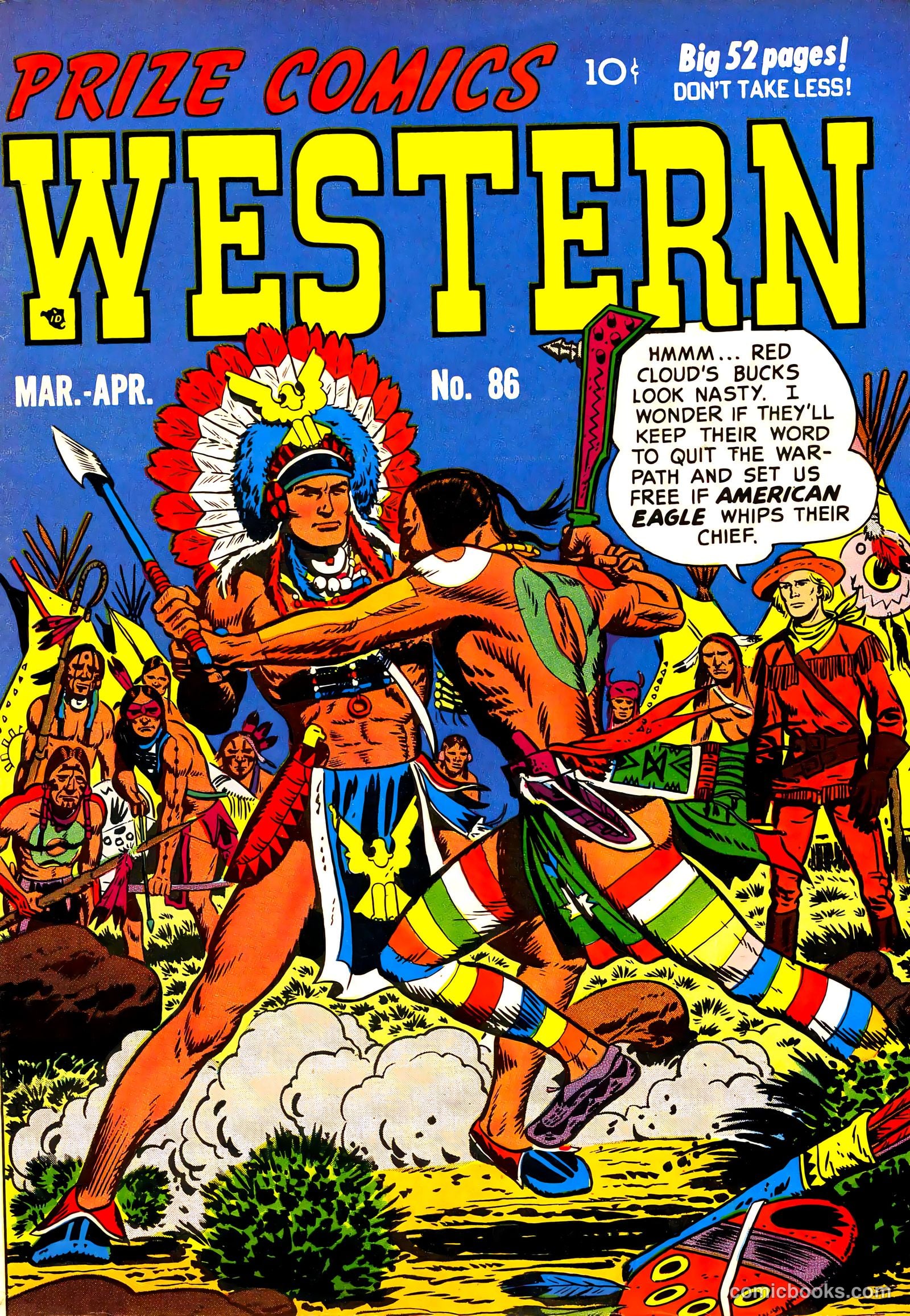 Prize Comics Western #86 — page 1 of 52