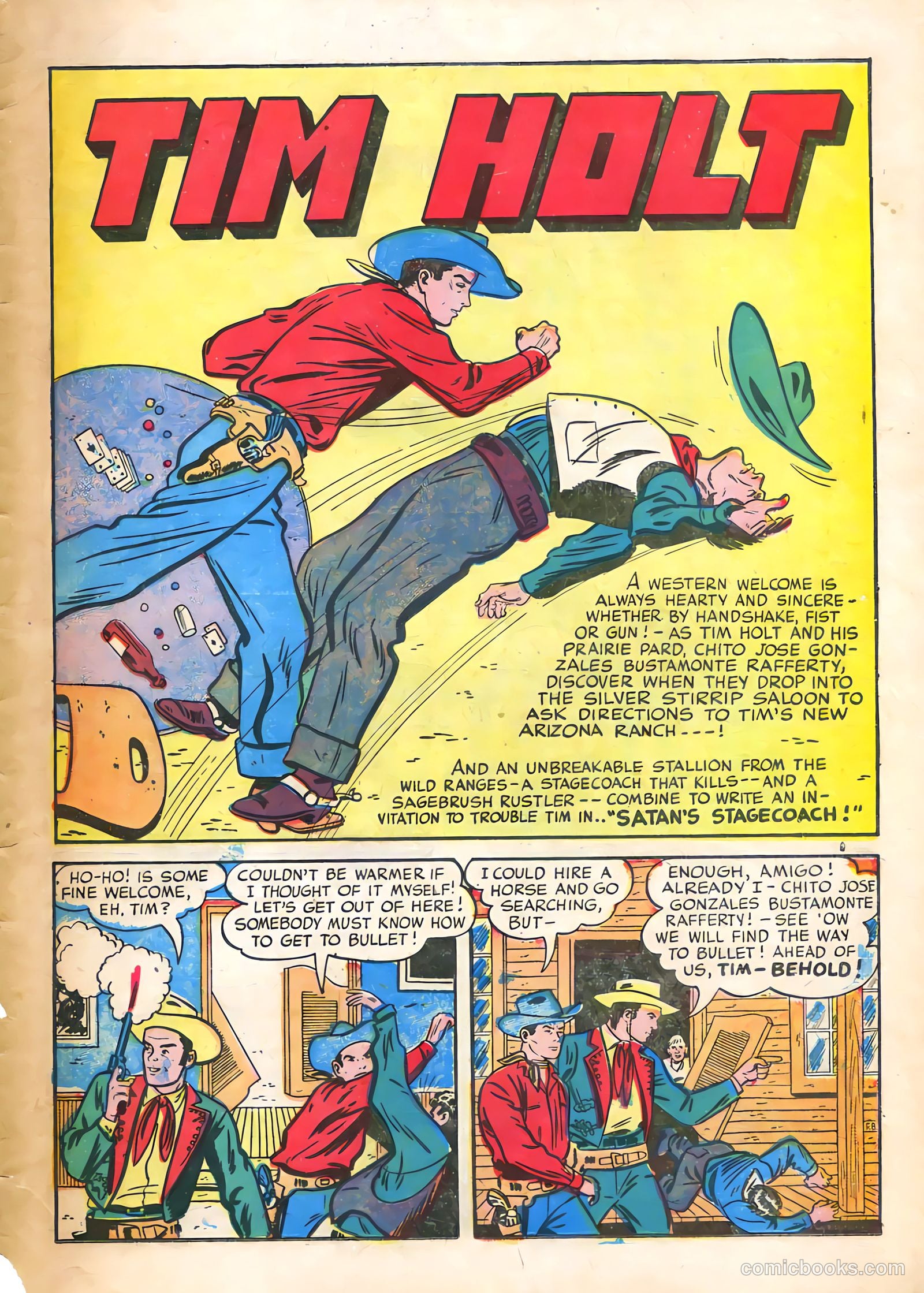 Tim Holt #1 — page 3 of 36