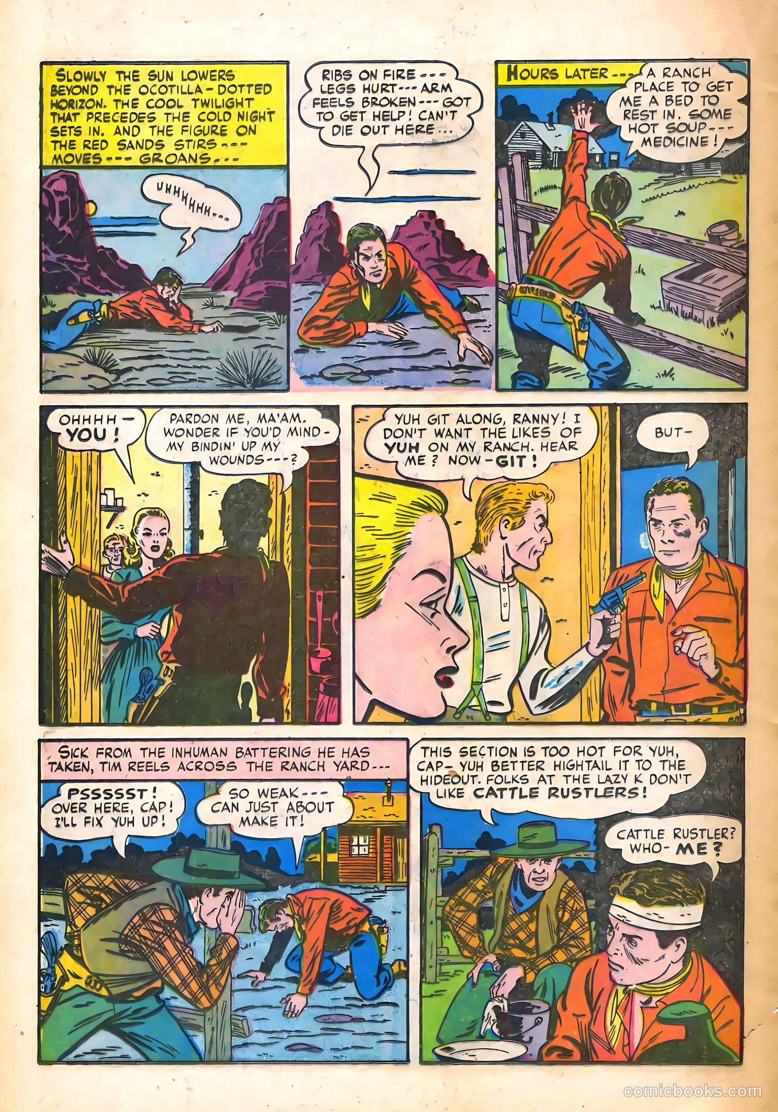 Tim Holt #1 — page 6 of 36