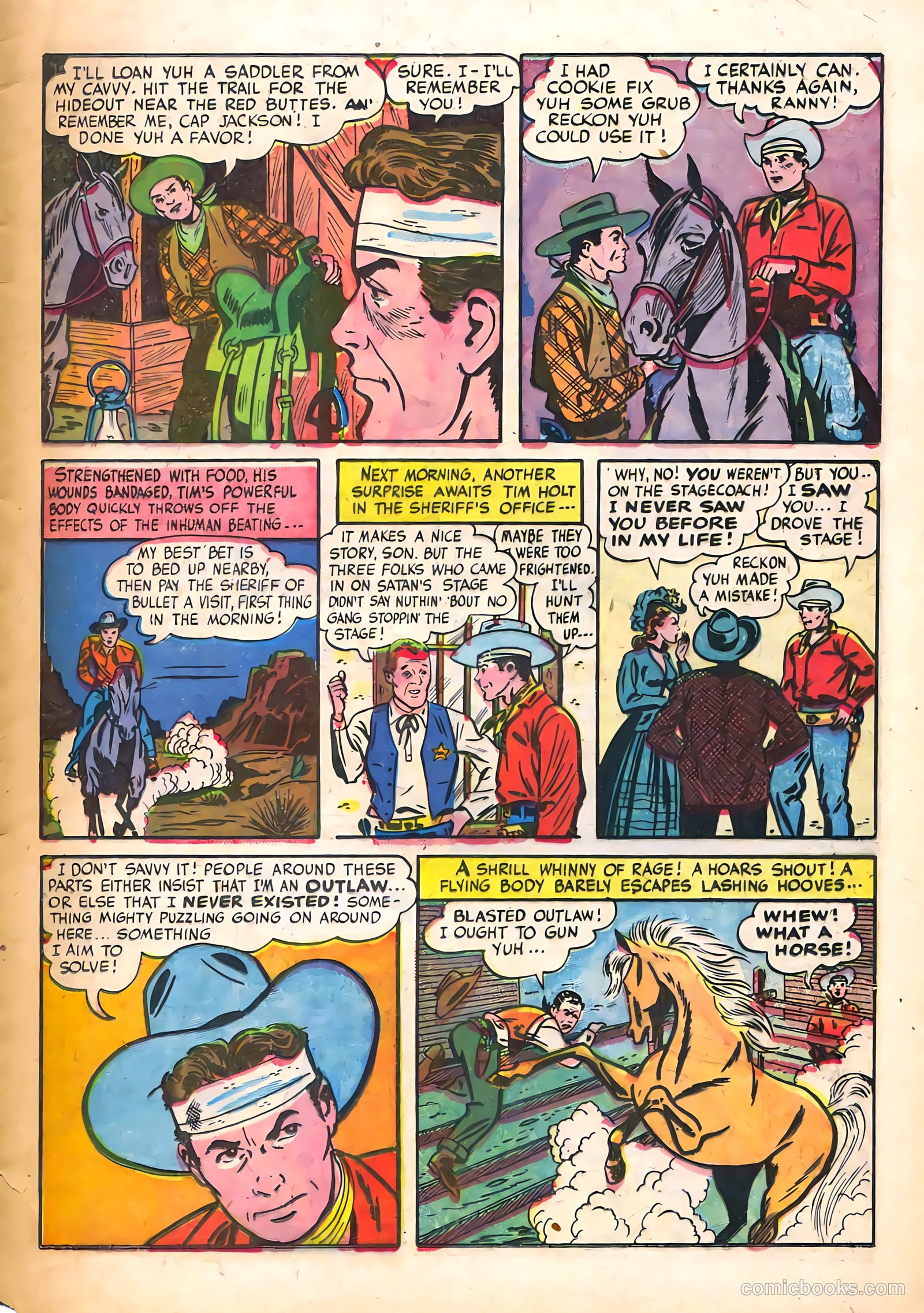 Tim Holt #1 — page 7 of 36