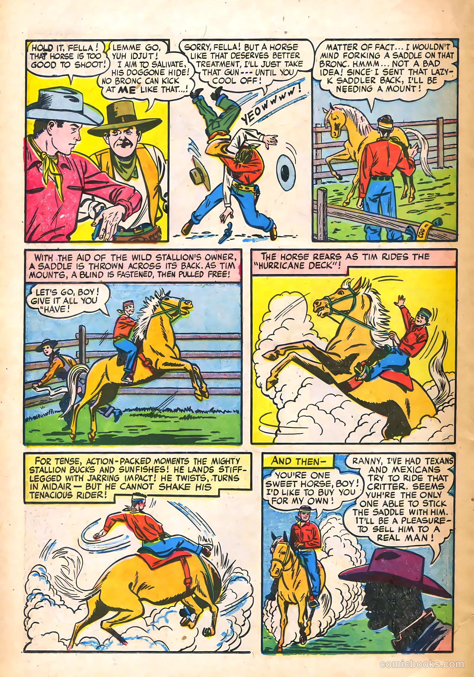 Tim Holt #1 — page 8 of 36