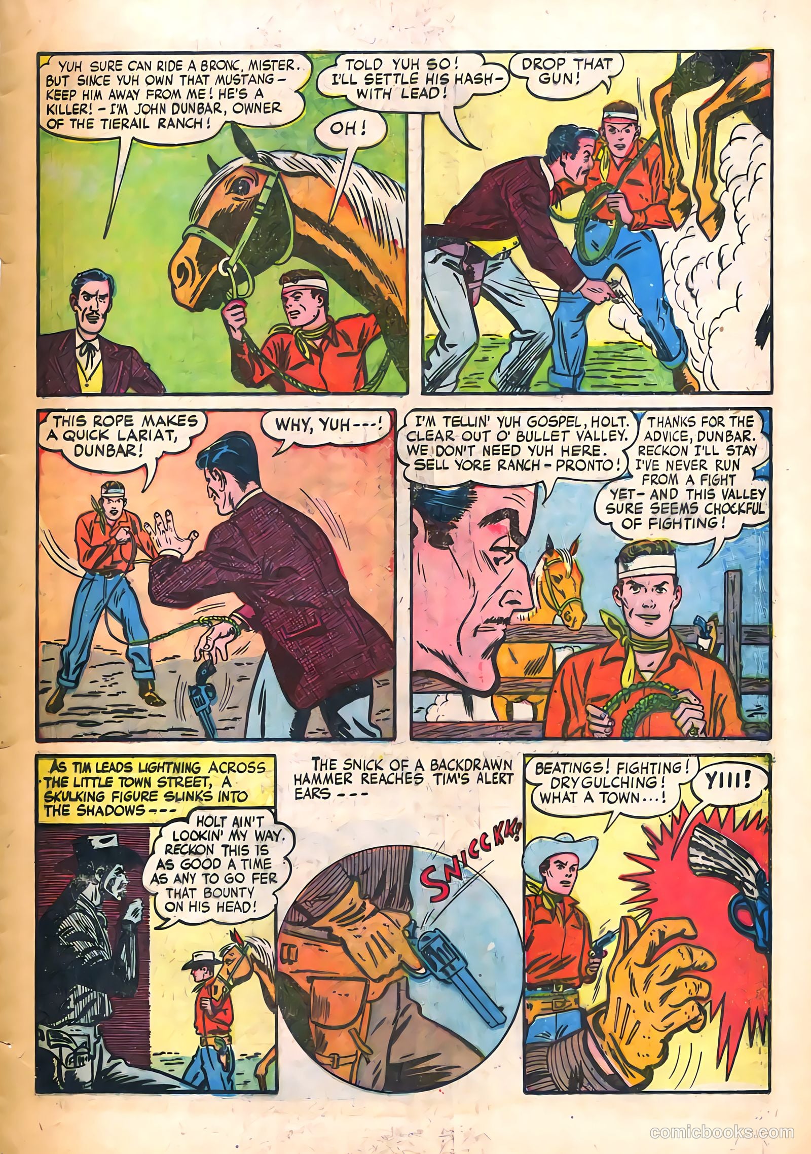 Tim Holt #1 — page 9 of 36