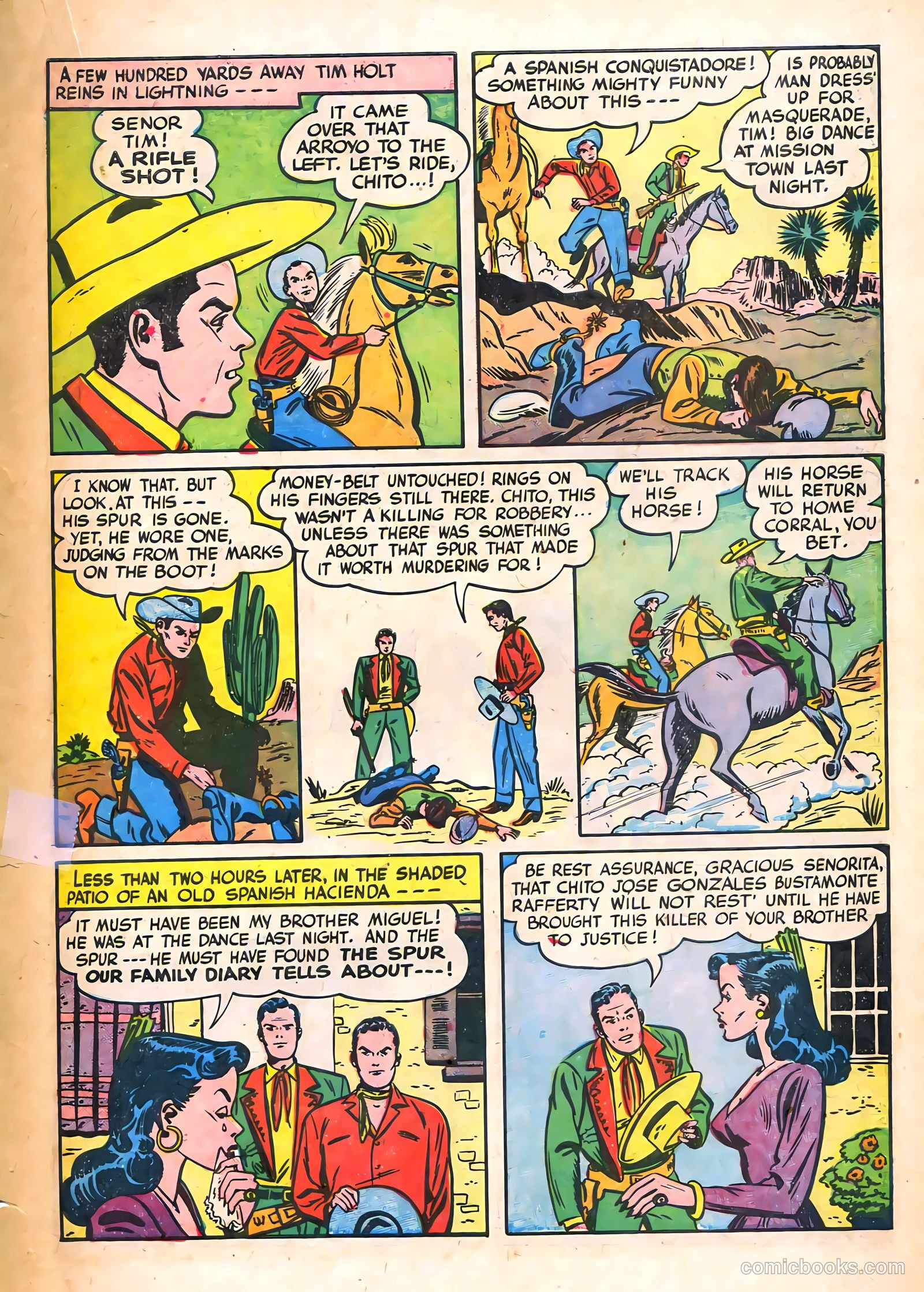 Tim Holt #1 — page 21 of 36