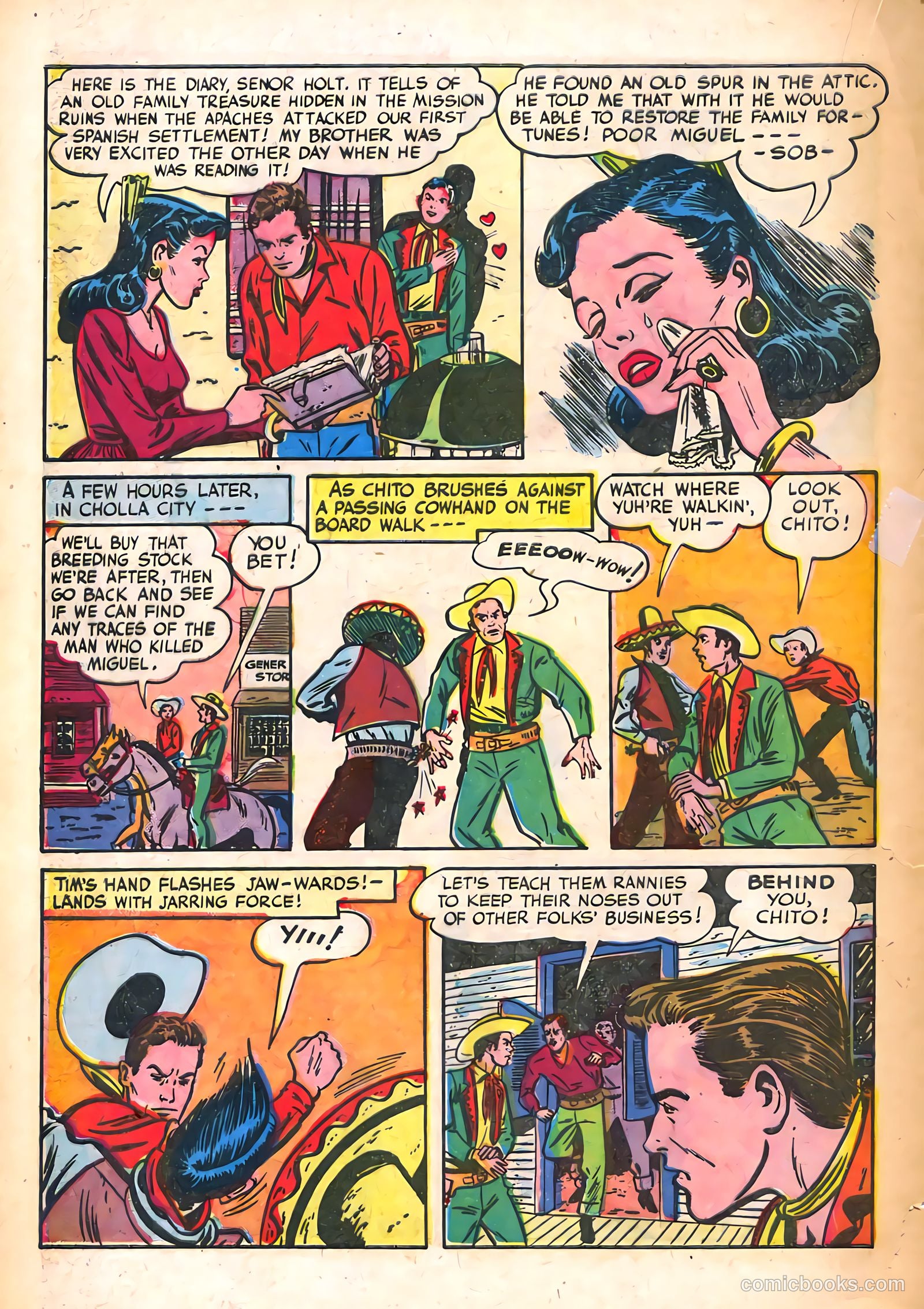 Tim Holt #1 — page 22 of 36