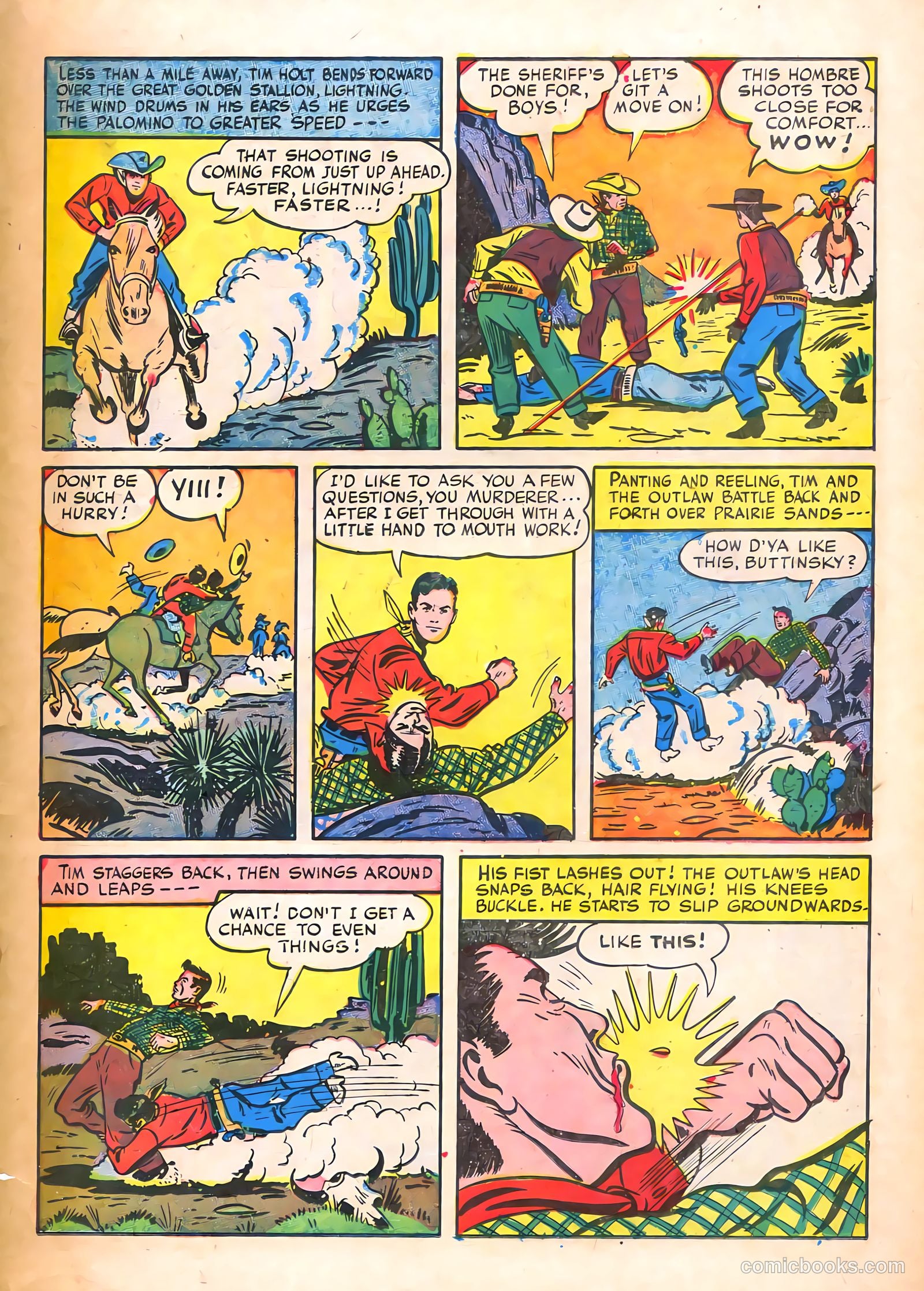 Tim Holt #1 — page 27 of 36