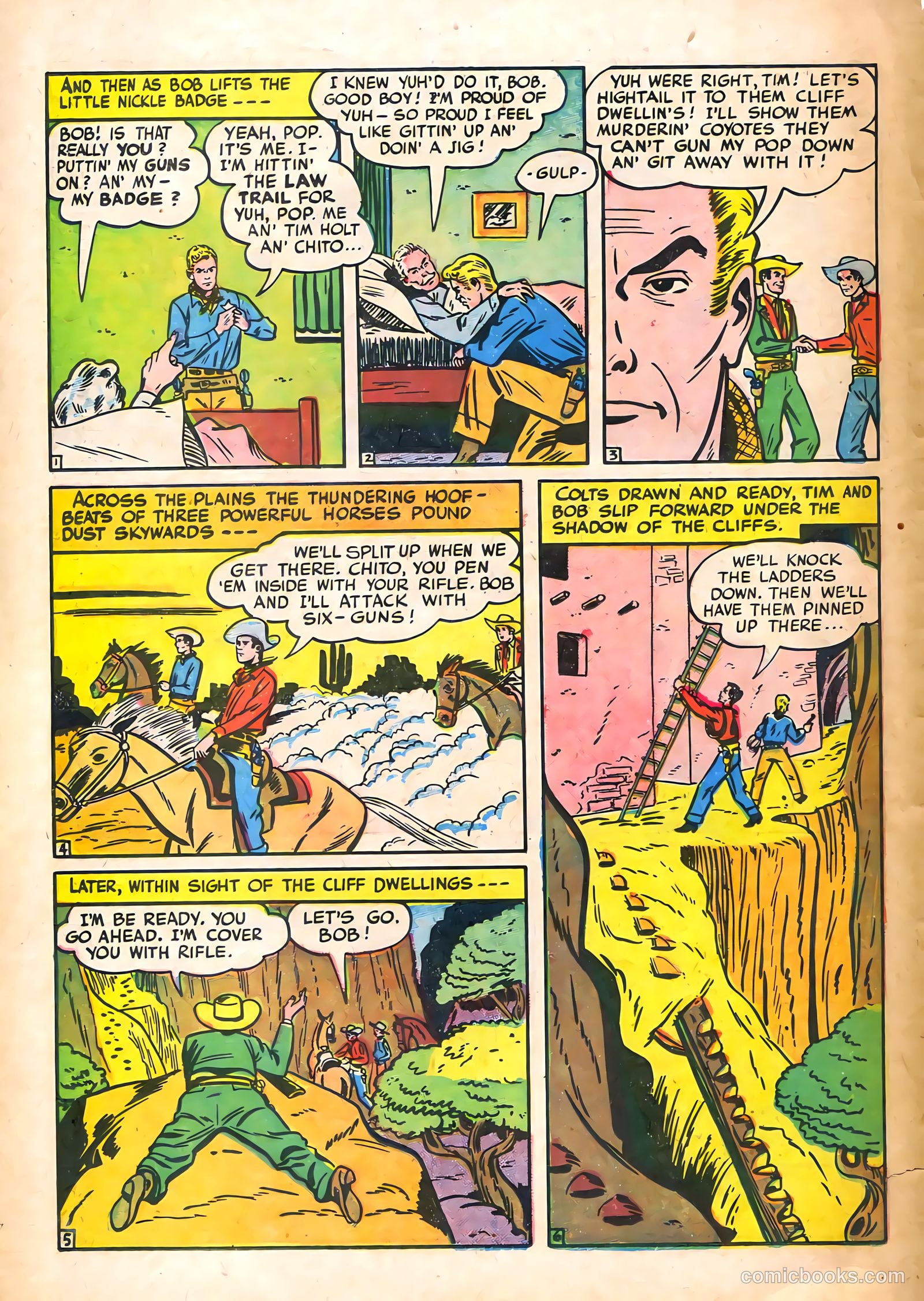 Tim Holt #1 — page 32 of 36