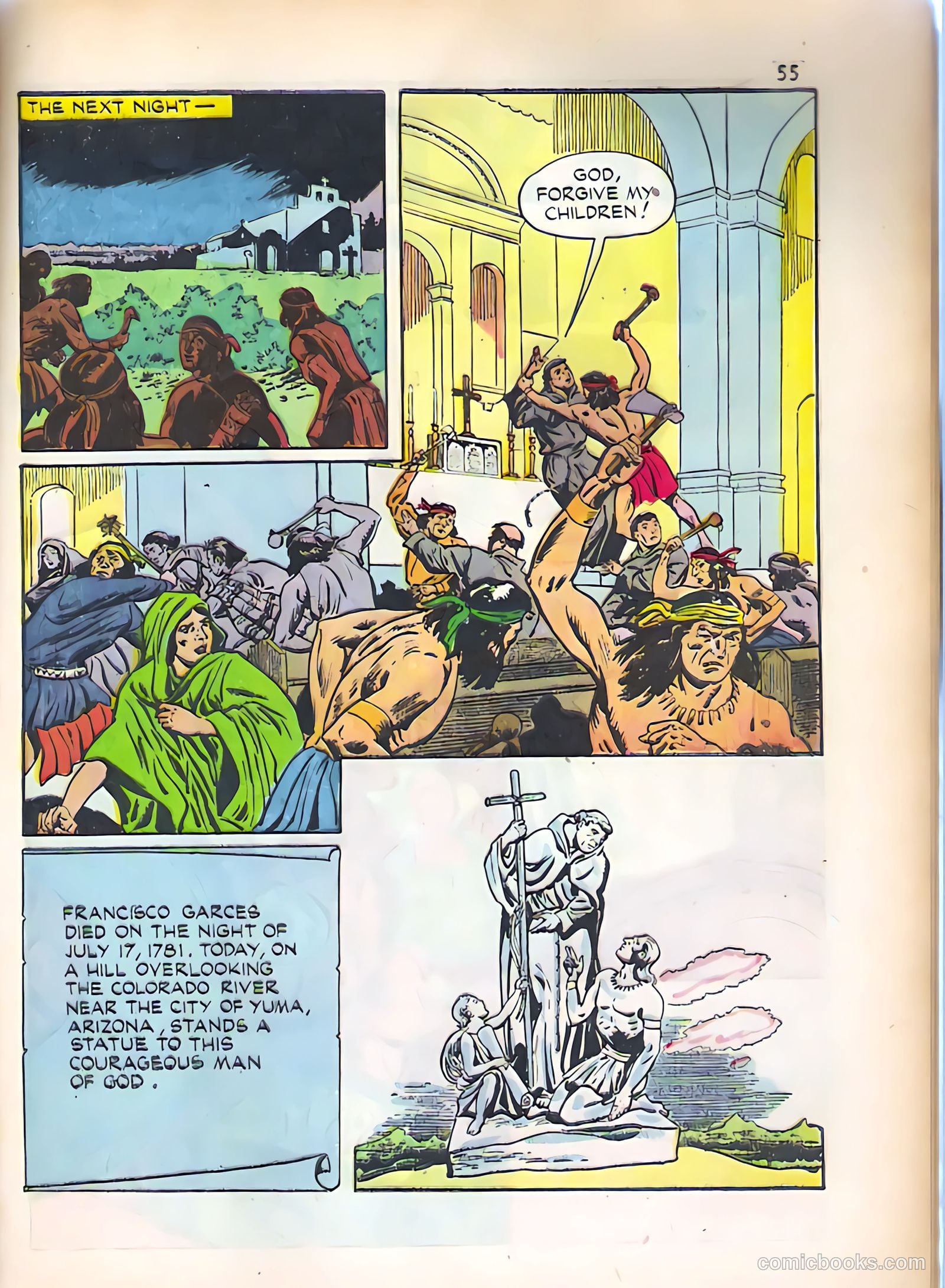 God's Heroes in America #nn — page 56 of 65