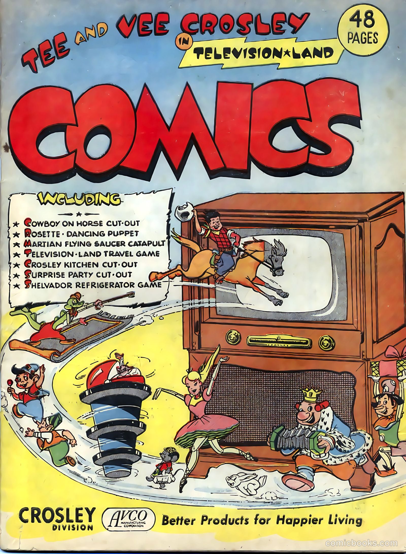 Tee and Vee Crosley in Television Land Comics #nn — page 1 of 48