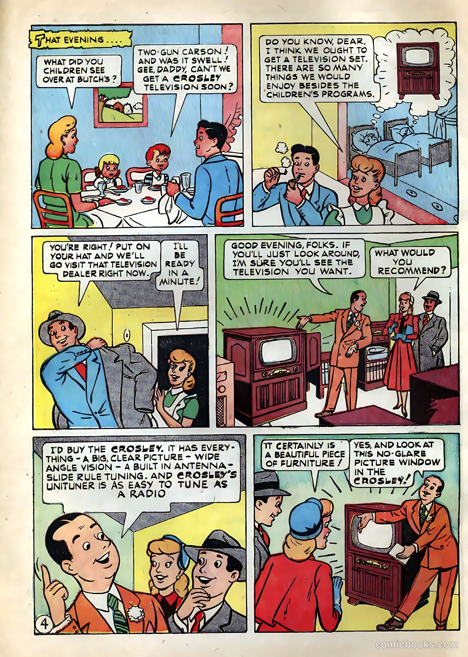 Tee and Vee Crosley in Television Land Comics #nn — page 4 of 48