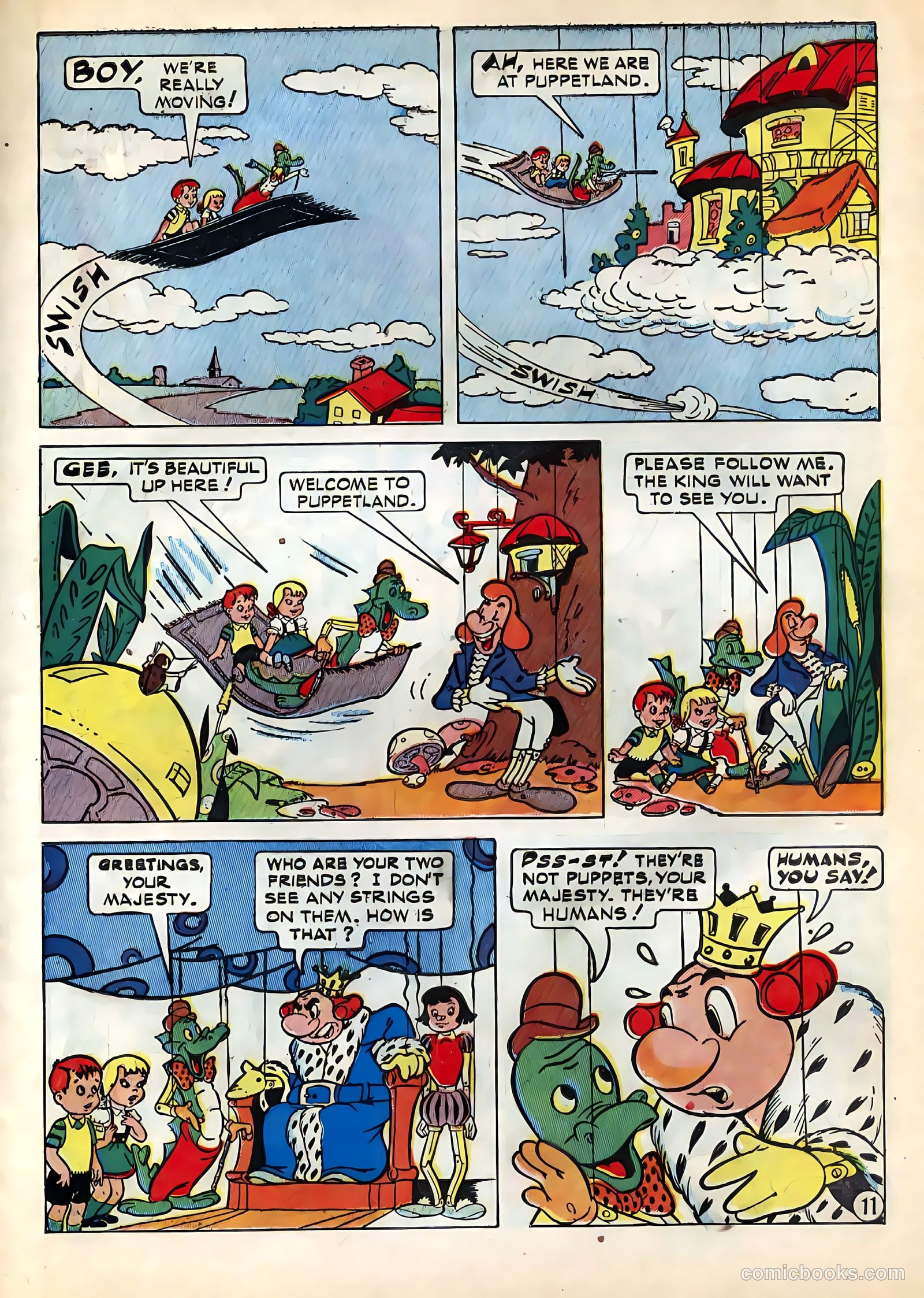 Tee and Vee Crosley in Television Land Comics #nn — page 11 of 48