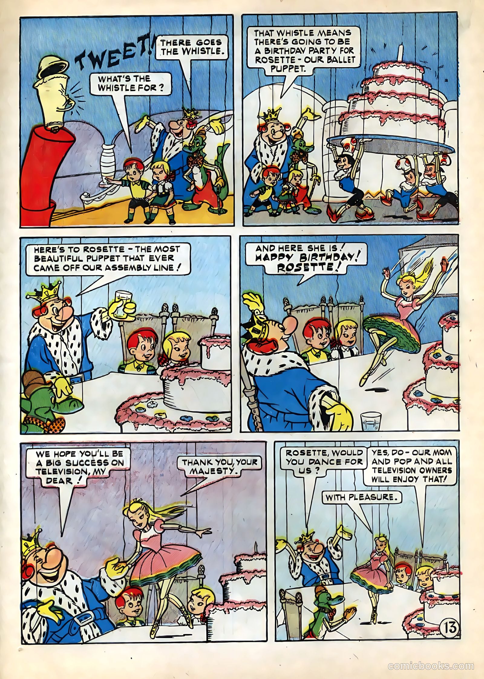 Tee and Vee Crosley in Television Land Comics #nn — page 13 of 48
