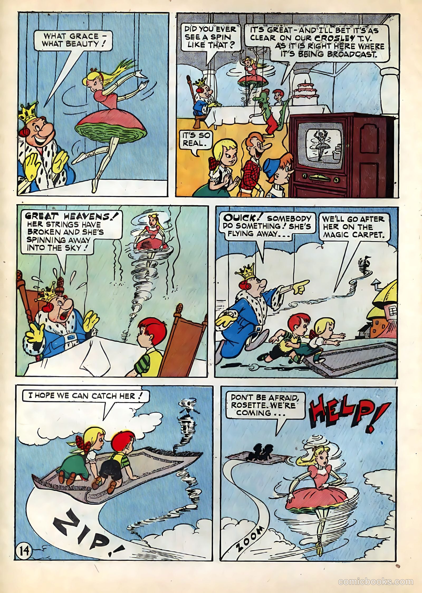 Tee and Vee Crosley in Television Land Comics #nn — page 14 of 48