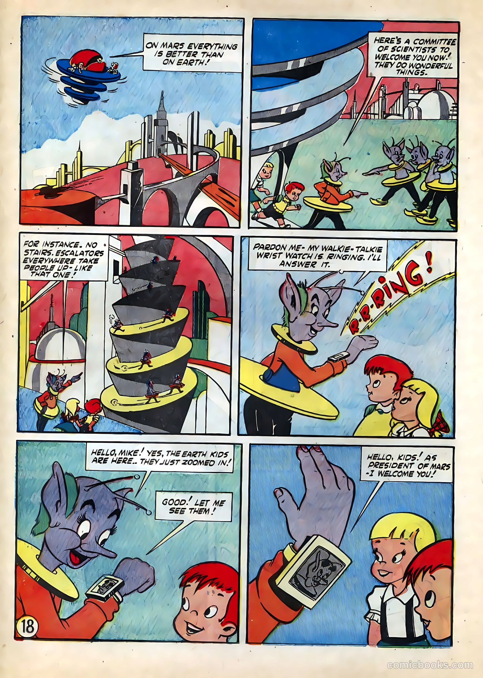 Tee and Vee Crosley in Television Land Comics #nn — page 18 of 48