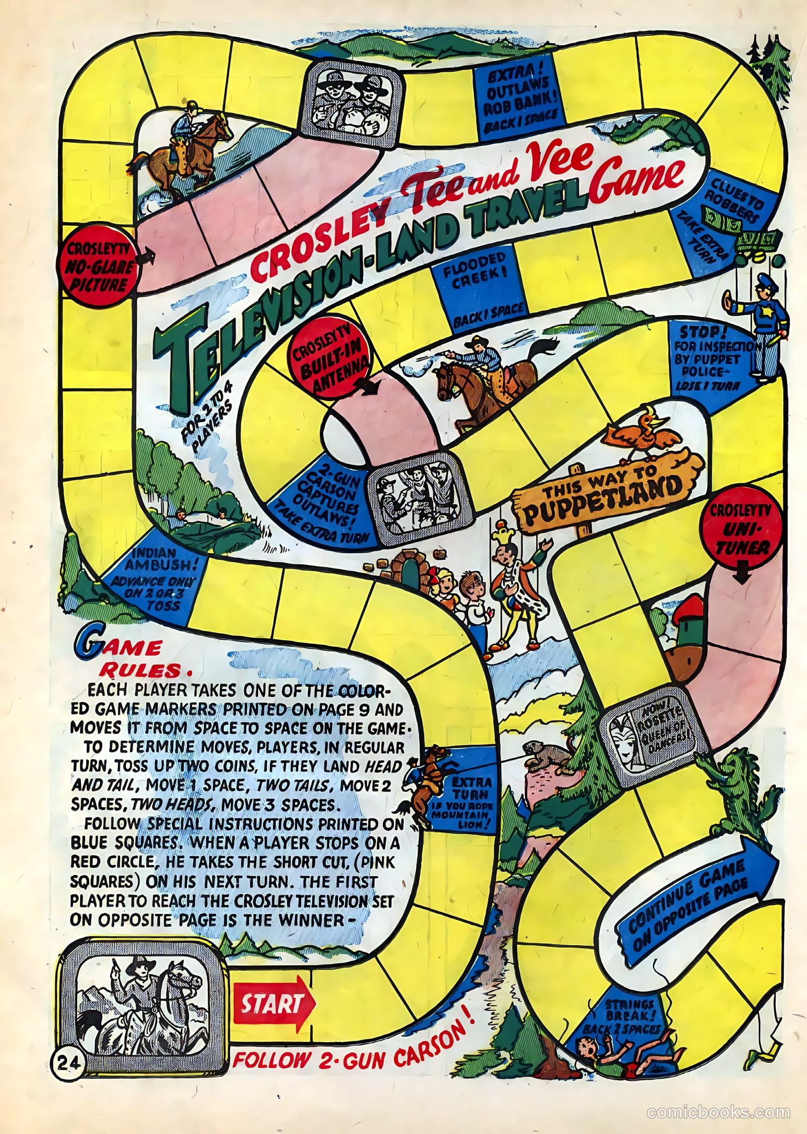 Tee and Vee Crosley in Television Land Comics #nn — page 24 of 48
