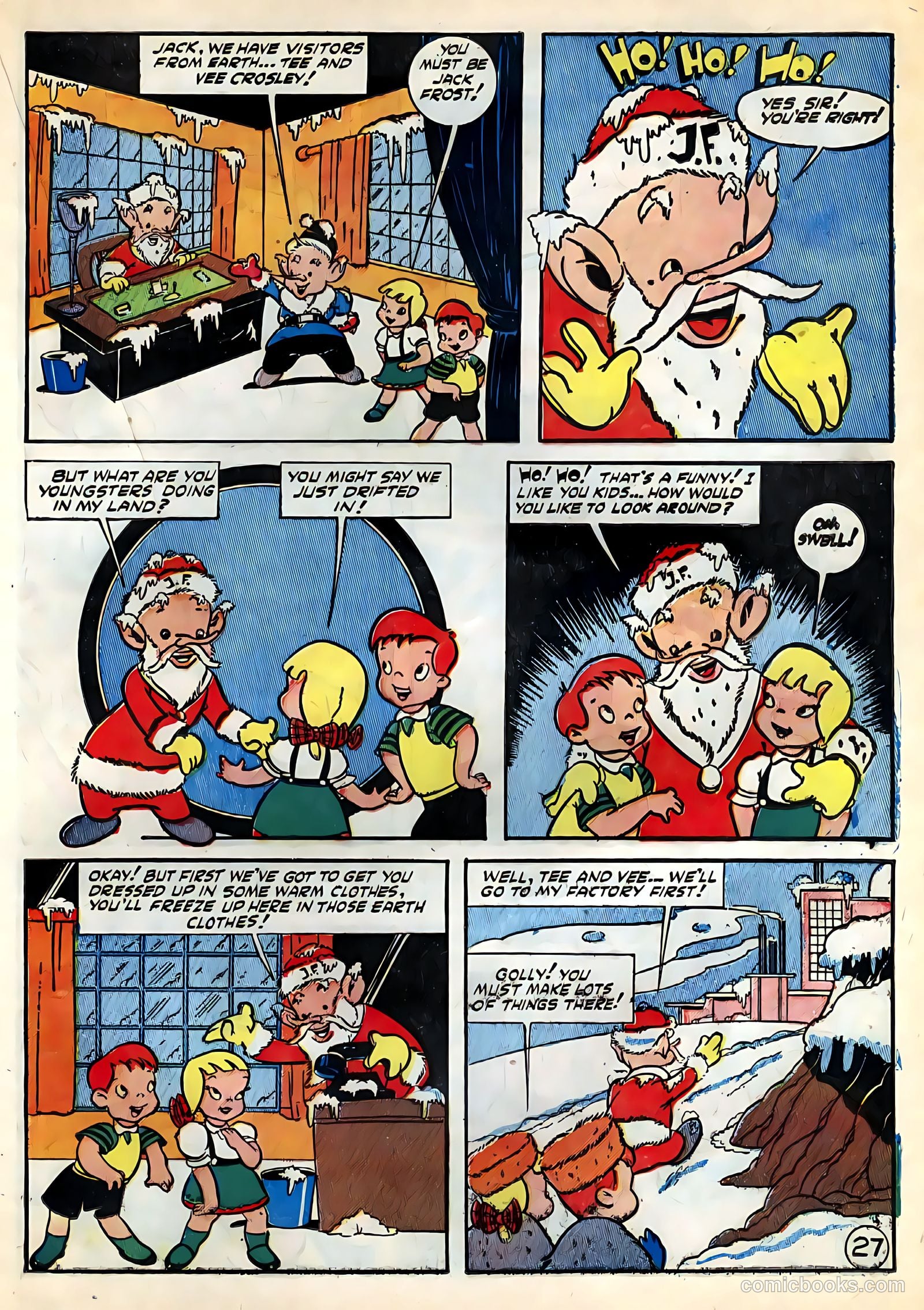 Tee and Vee Crosley in Television Land Comics #nn — page 27 of 48
