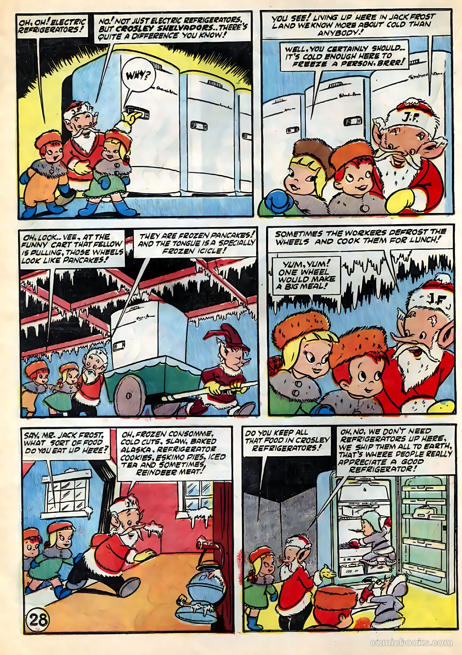 Tee and Vee Crosley in Television Land Comics #nn — page 28 of 48