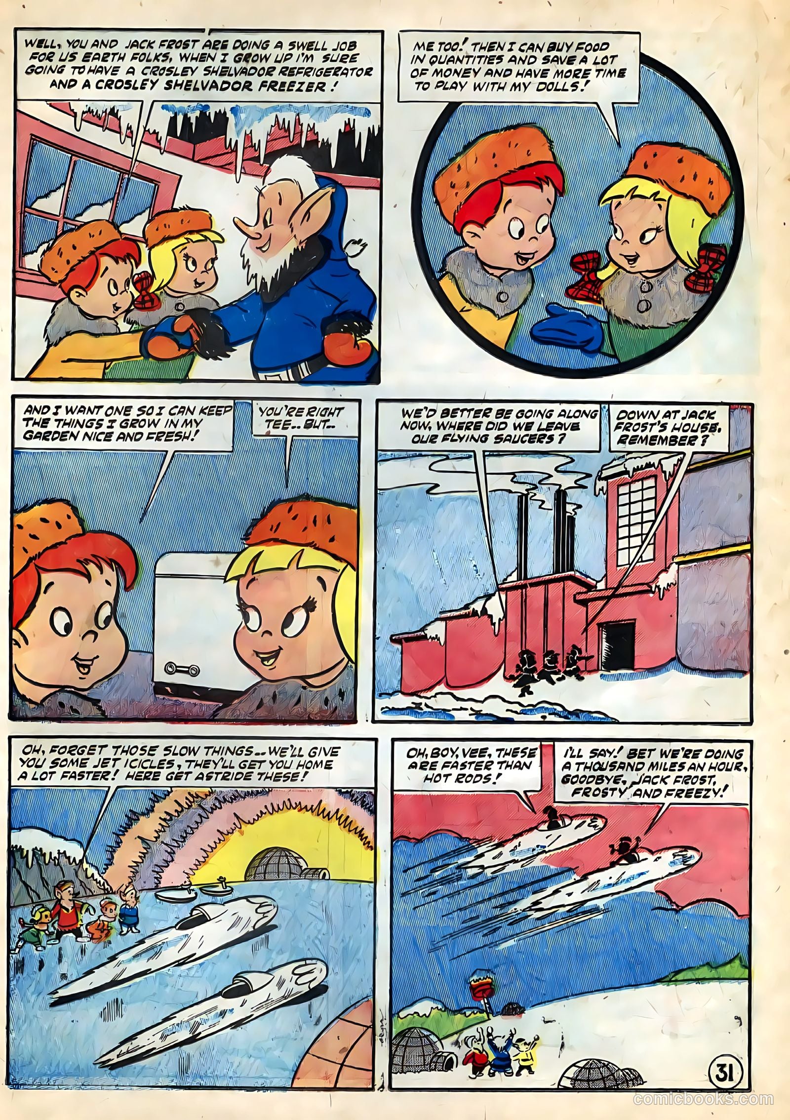 Tee and Vee Crosley in Television Land Comics #nn — page 31 of 48