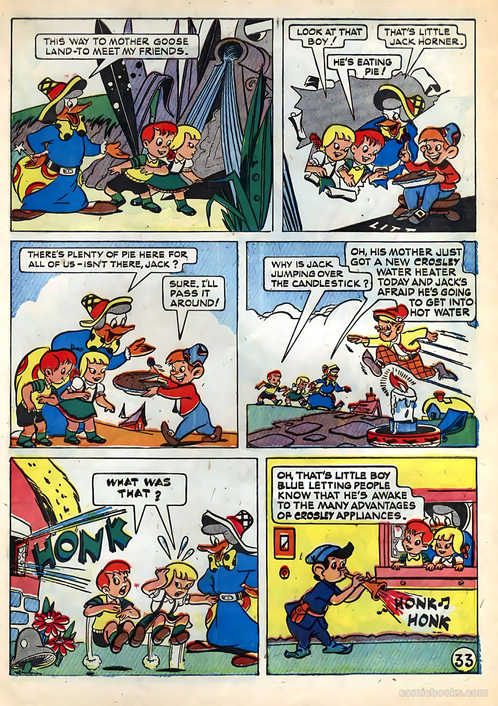 Tee and Vee Crosley in Television Land Comics #nn — page 33 of 48