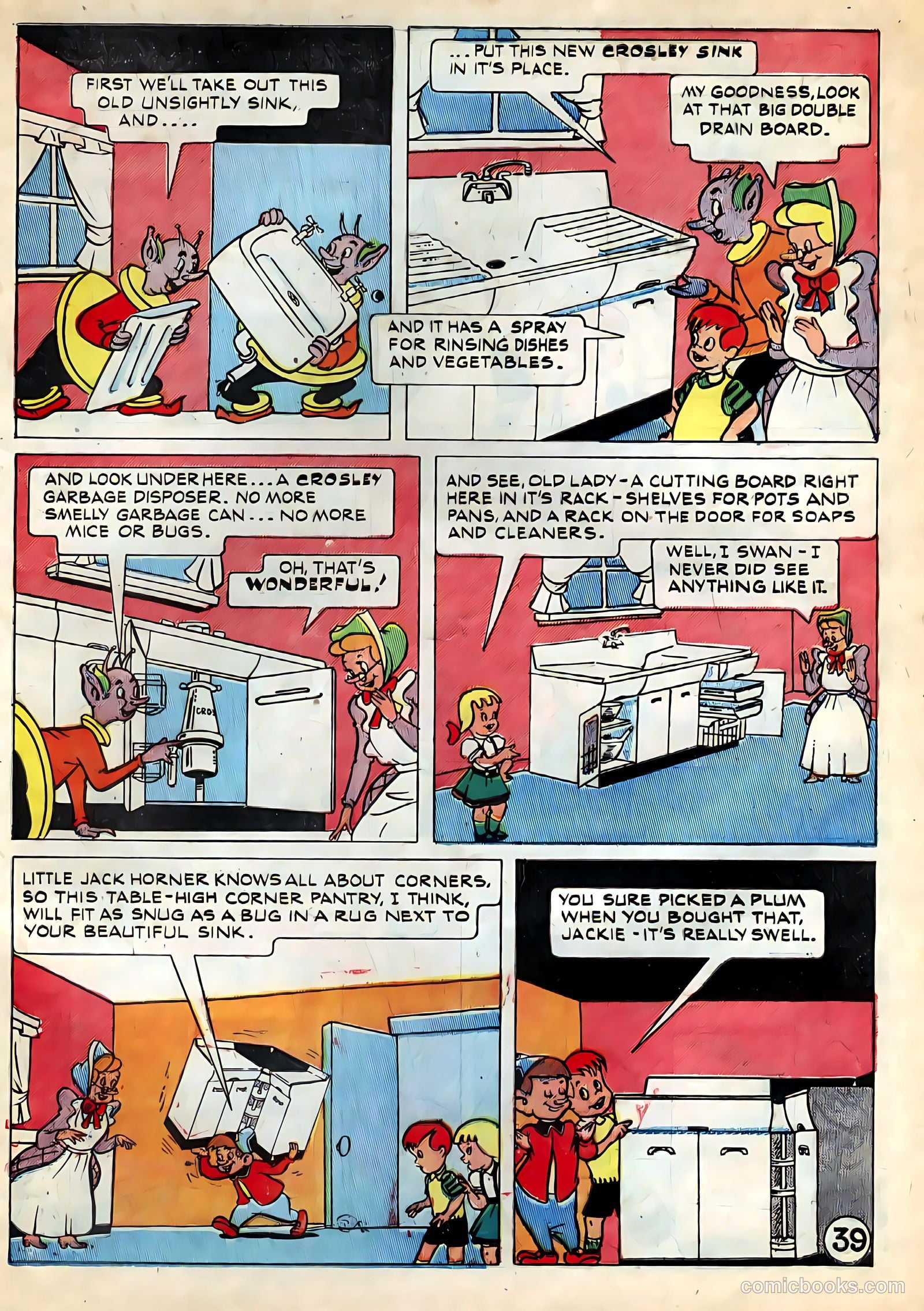 Tee and Vee Crosley in Television Land Comics #nn — page 39 of 48
