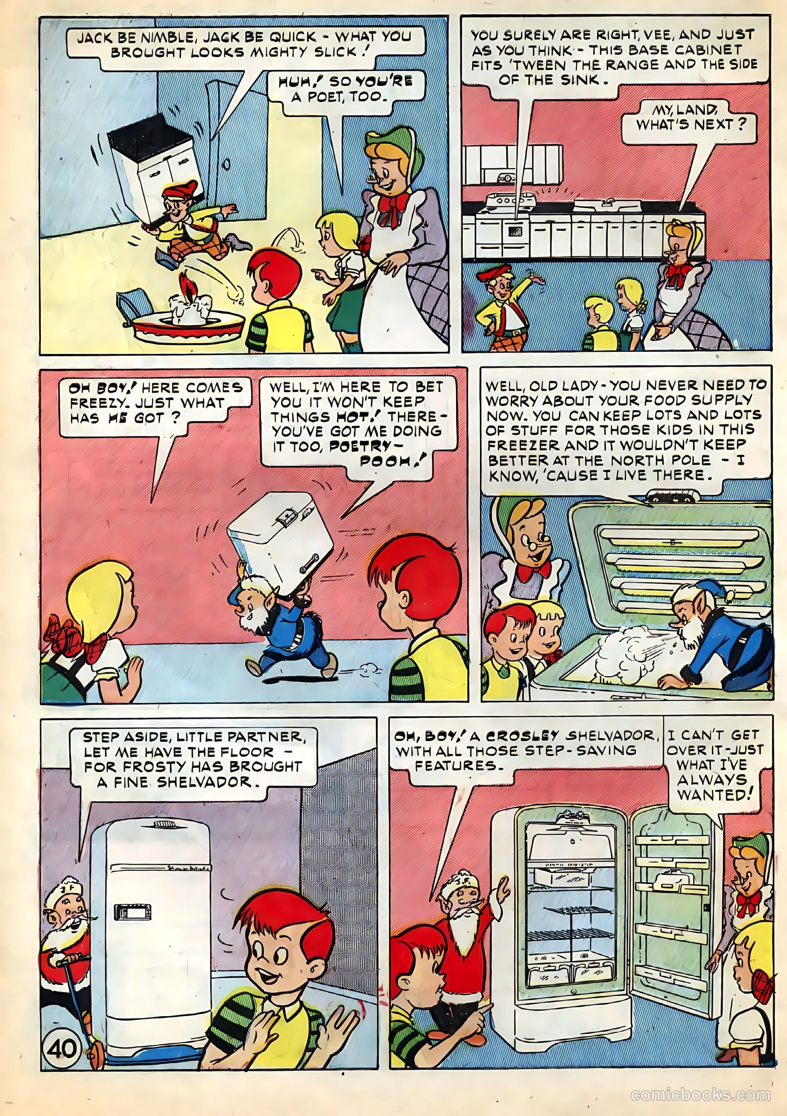 Tee and Vee Crosley in Television Land Comics #nn — page 40 of 48