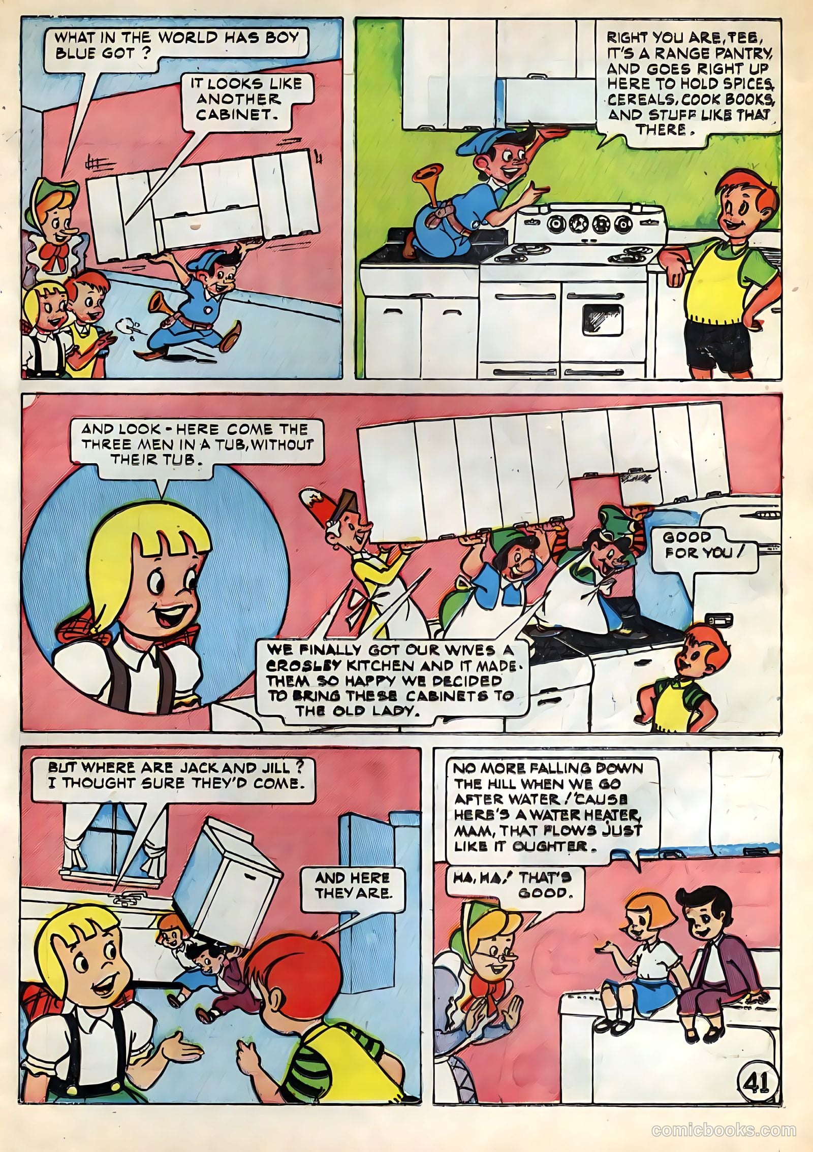Tee and Vee Crosley in Television Land Comics #nn — page 41 of 48