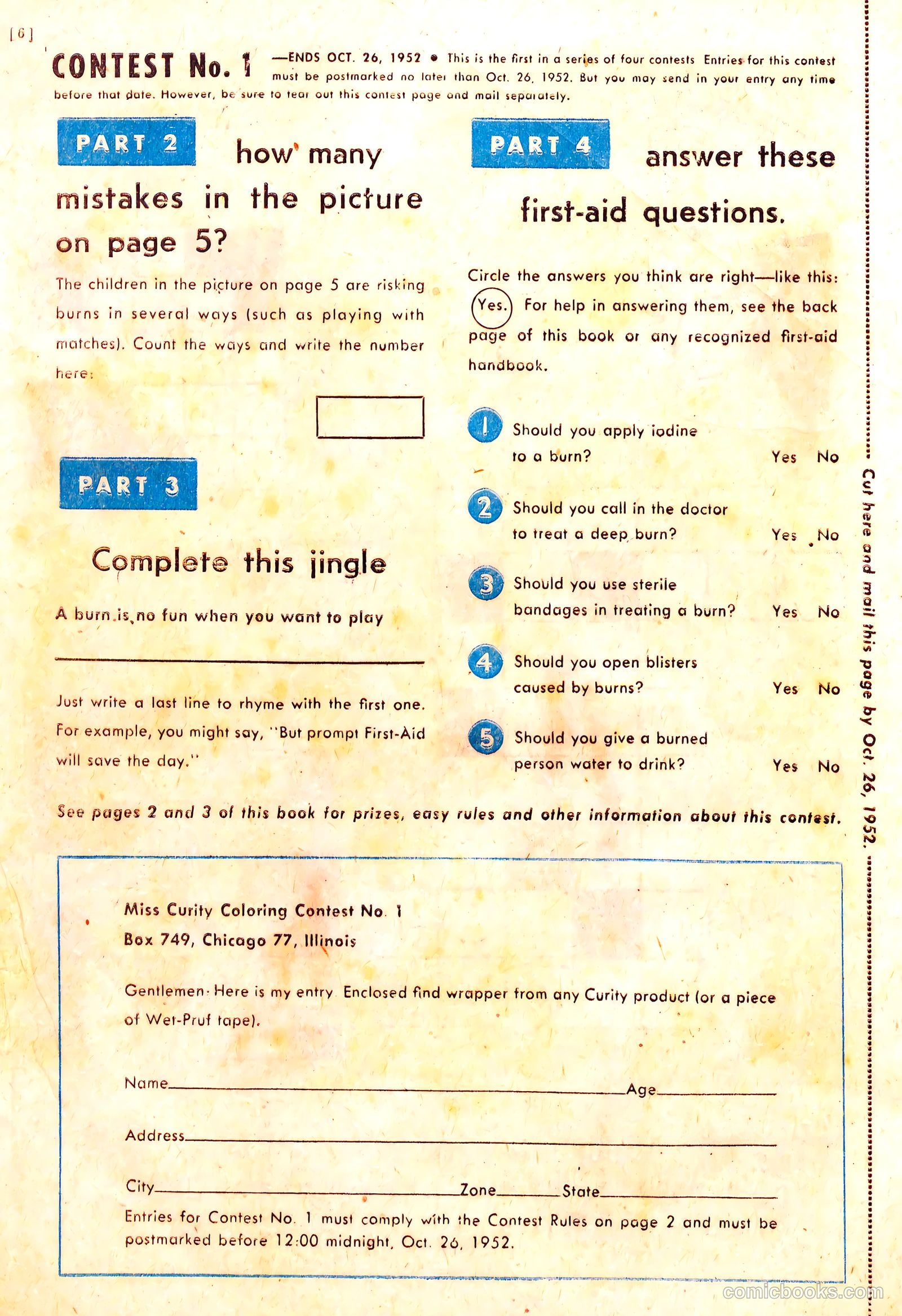 Miss Curity Fun Book #nn — page 6 of 20