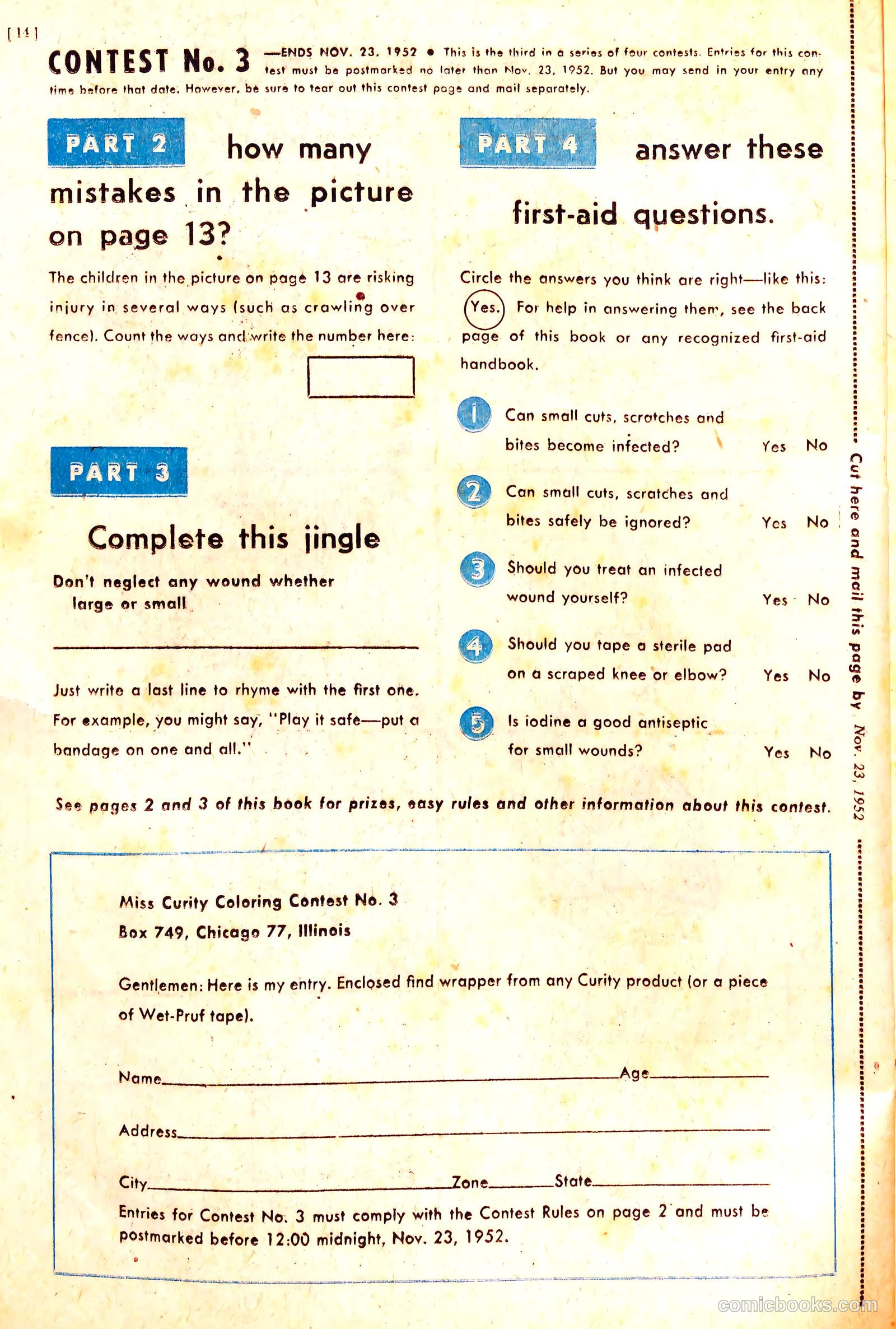 Miss Curity Fun Book #nn — page 14 of 20