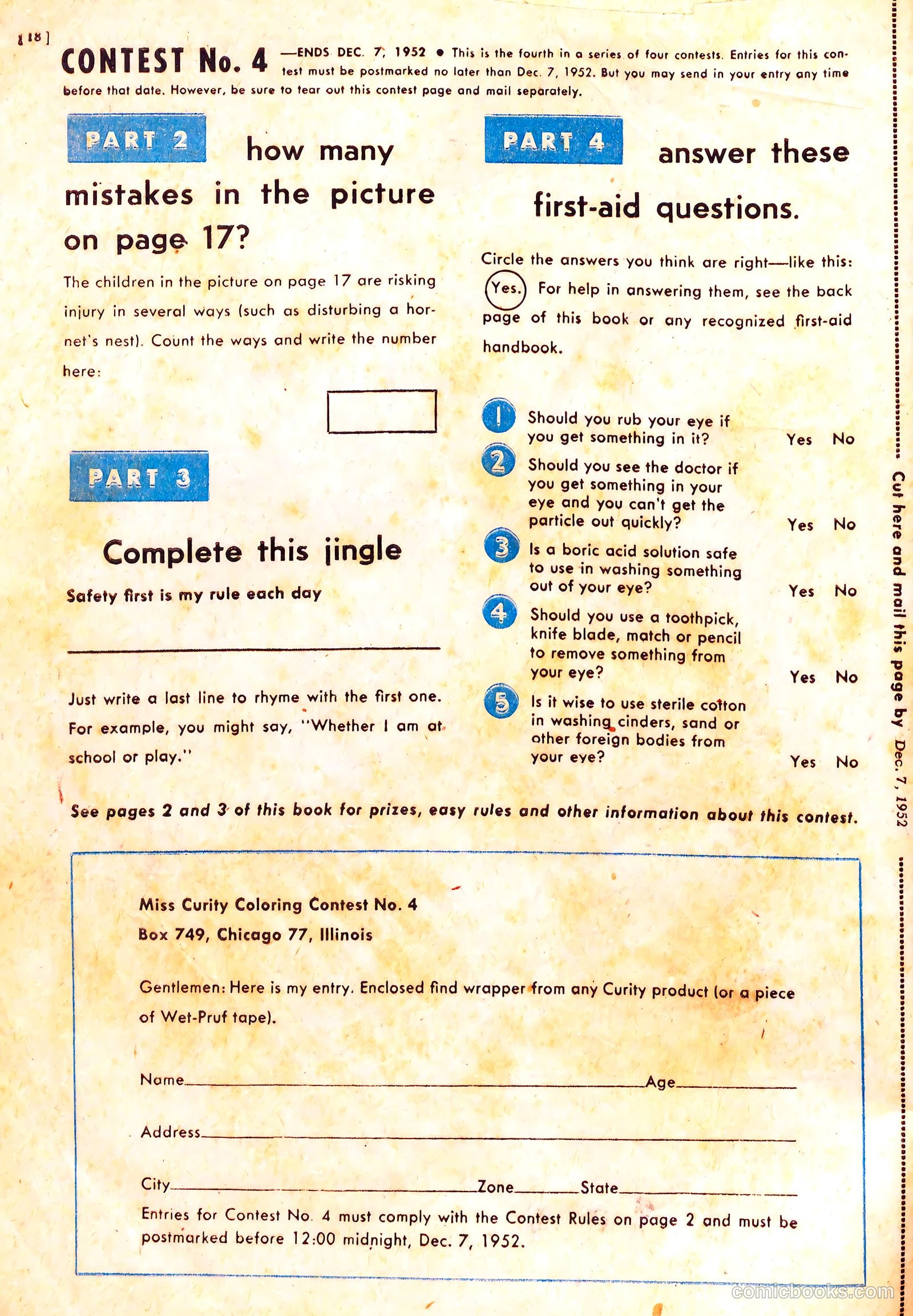 Miss Curity Fun Book #nn — page 18 of 20