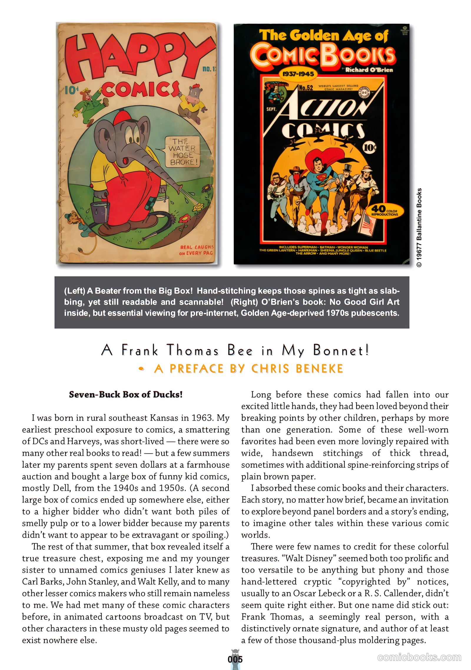 frank thomas archives v2 the complete eye #nn — page 1 of 128