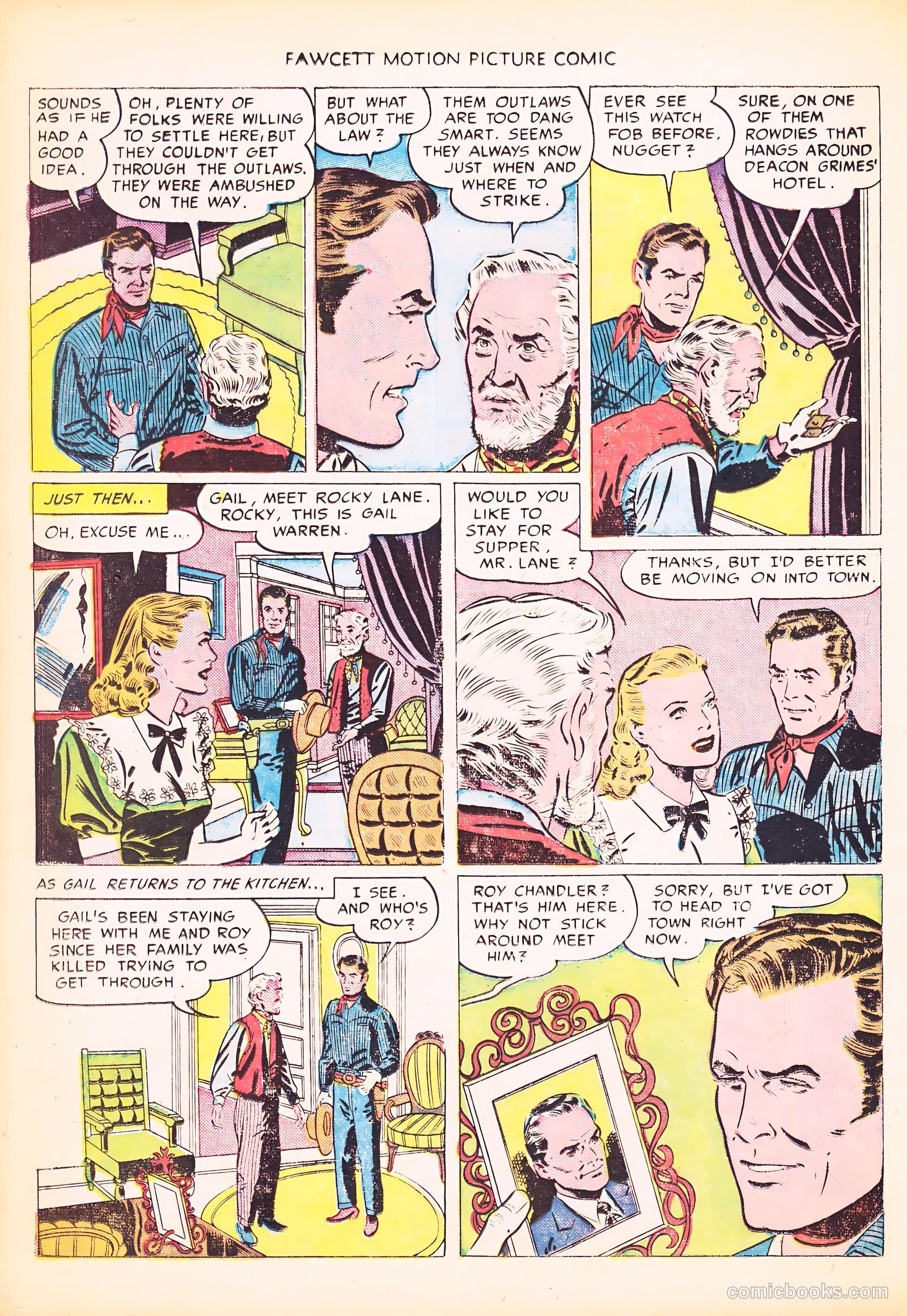 Motion Picture Comics 103 Covered Wagon Raid #1 — page 12 of 36