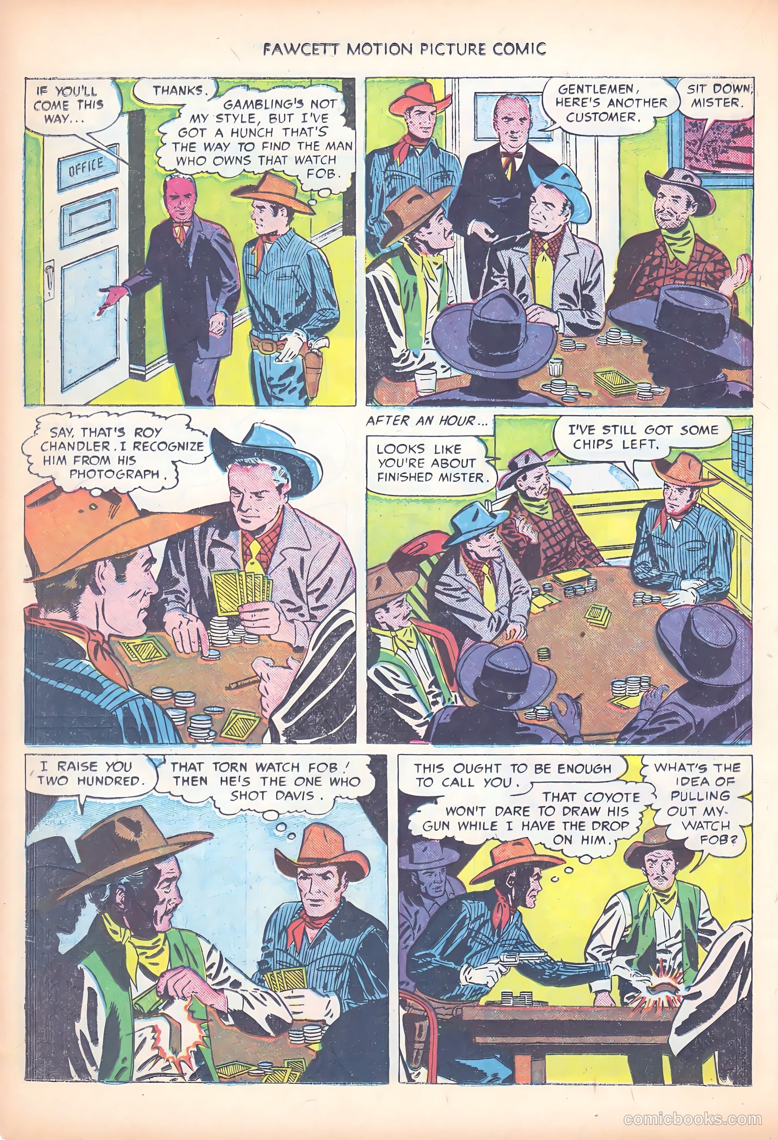 Motion Picture Comics 103 Covered Wagon Raid #1 — page 14 of 36